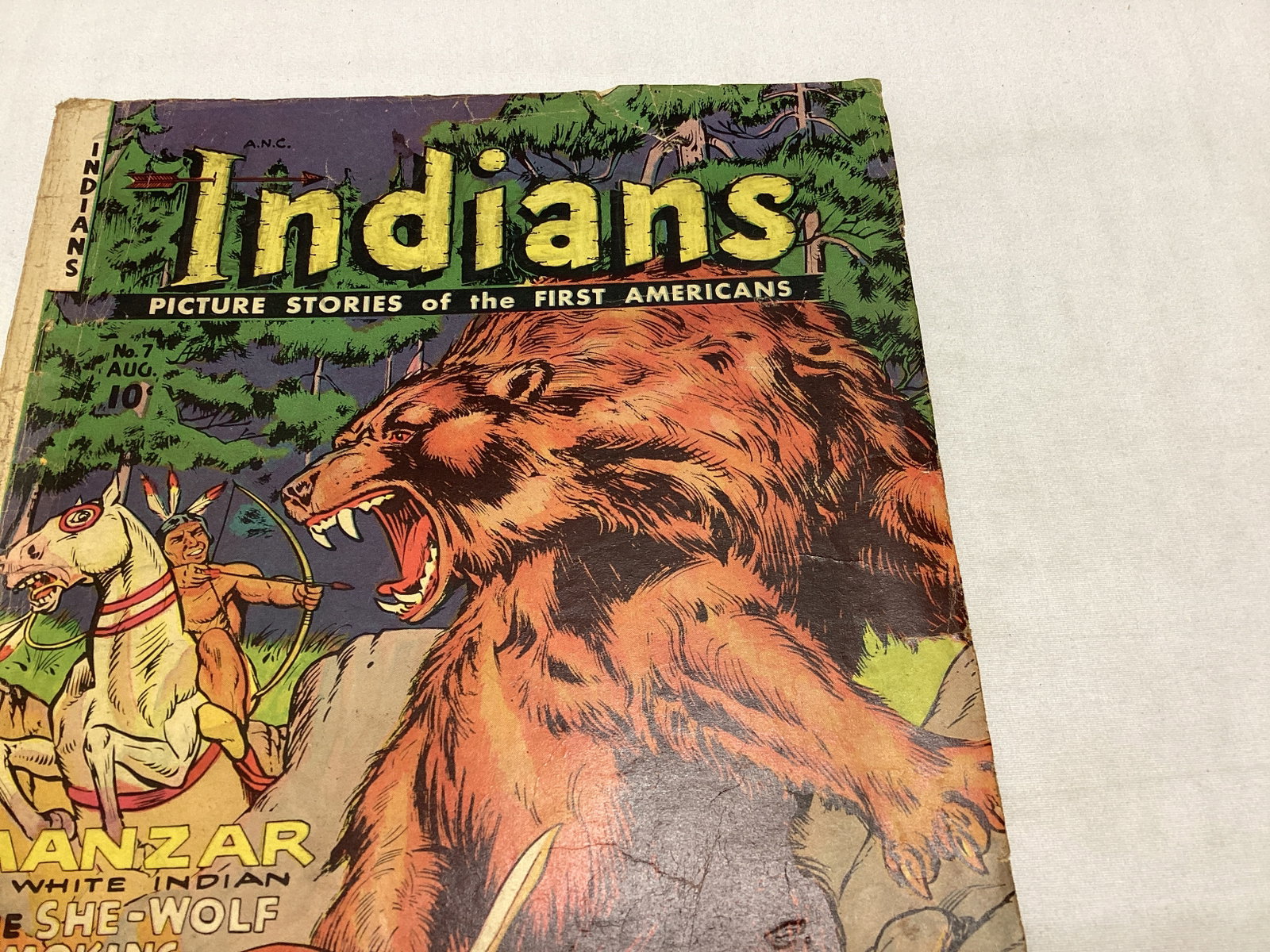 Indians 7 Fiction House Comic Book - 3