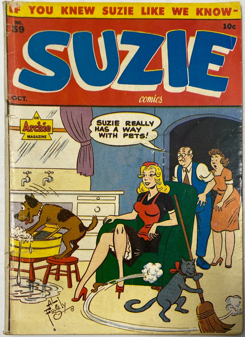 Suzie Comics 59 Archie Comic Book: 1947, Please Preview and see all photos for condition