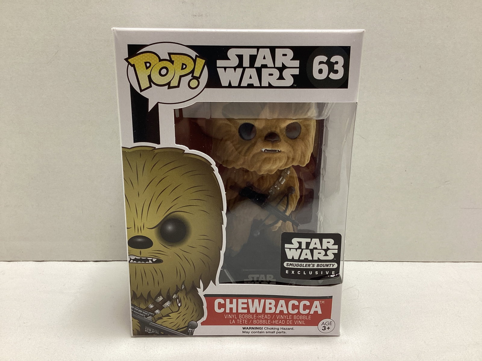 Chewbacca Flocked Star Wars Smugglers Bounty Funko Pop: .