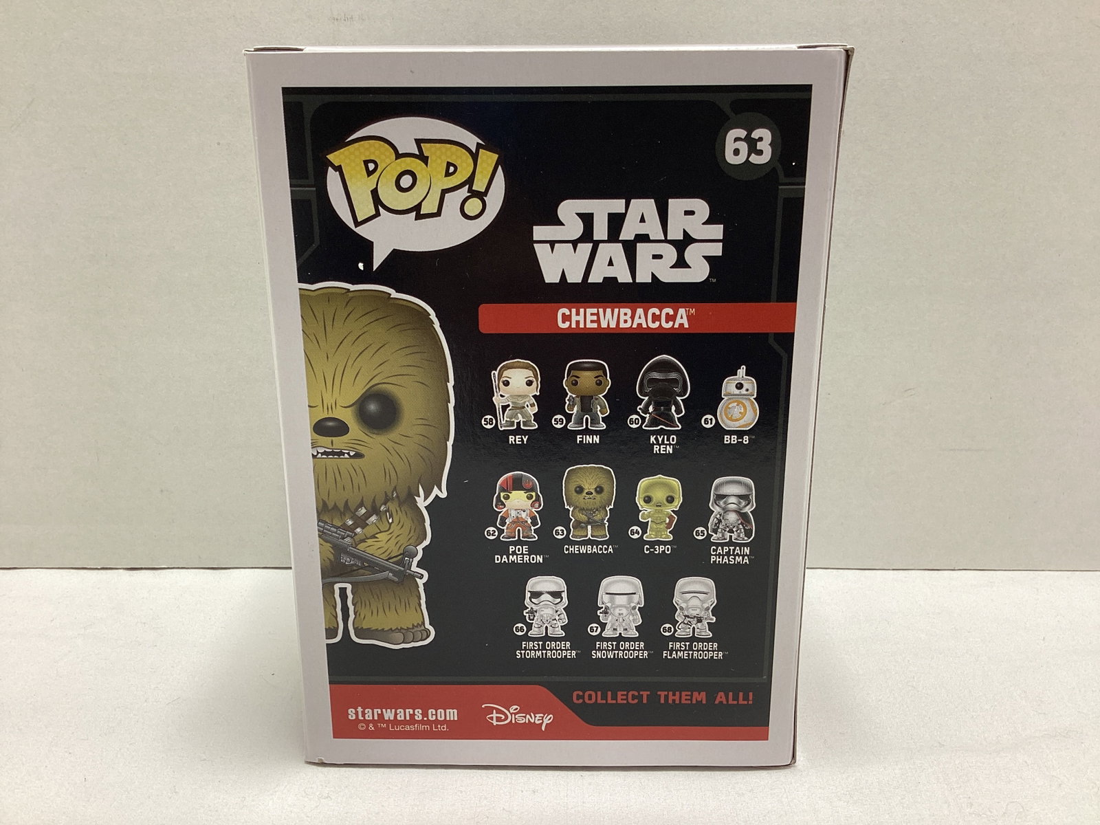 Chewbacca Flocked Star Wars Smugglers Bounty Funko Pop - 3