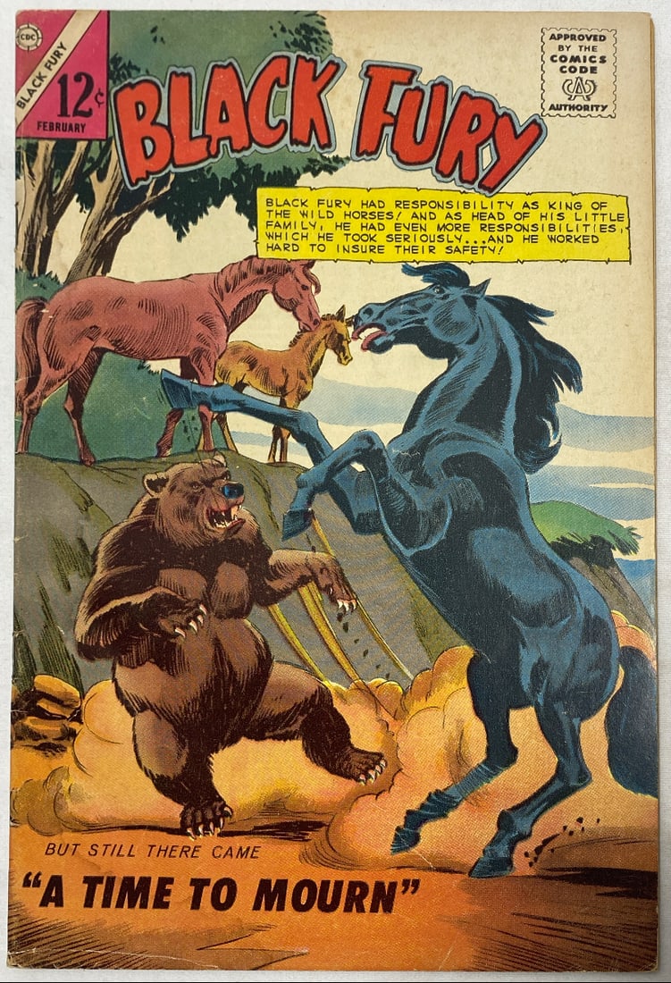 Black Fury 51 Charlton Comic Book: 1965, Please Preview and see all photos for condition