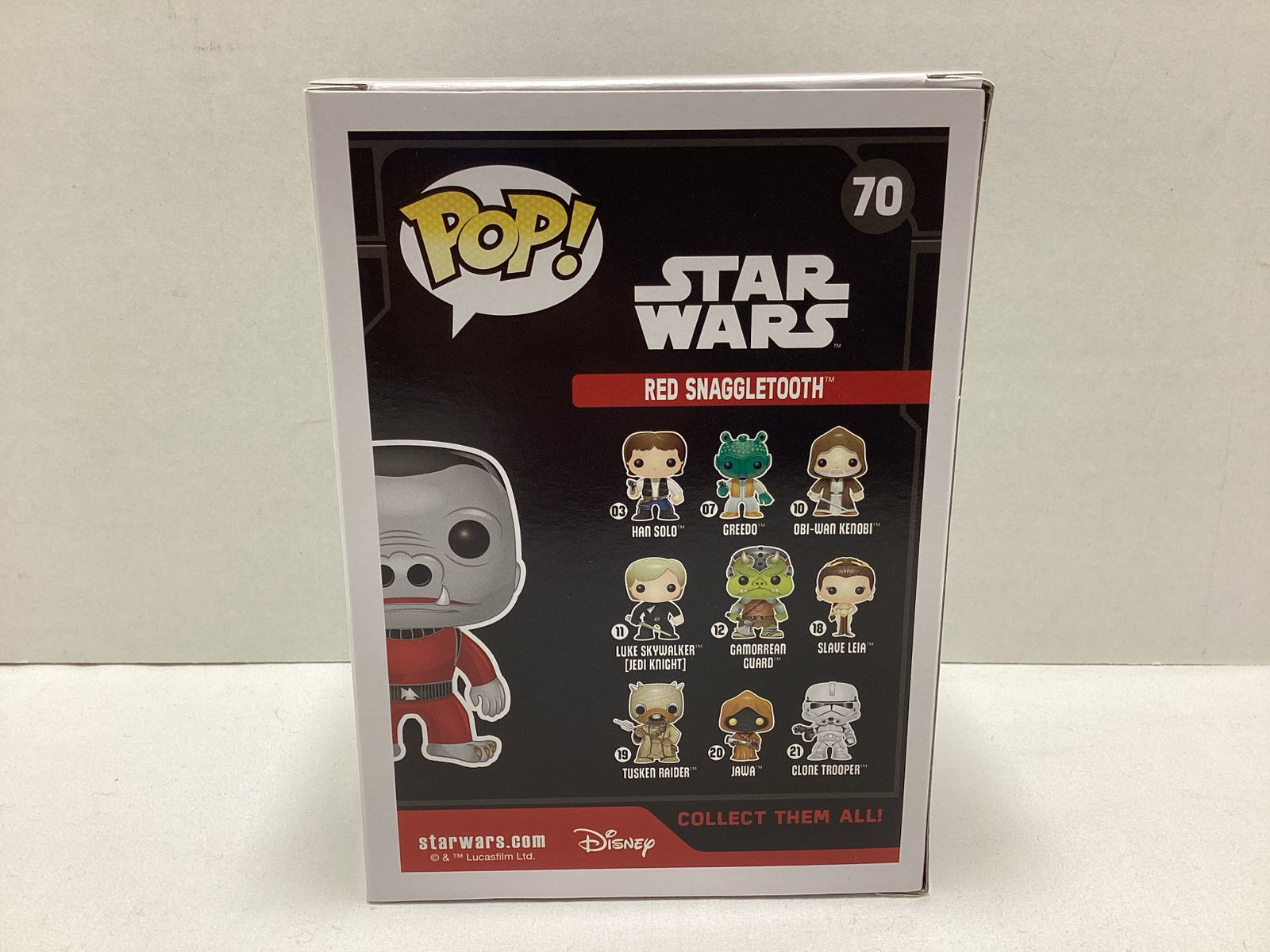 Red Snaggletooth Star Wars Smugglers Bounty Funko Pop - 3