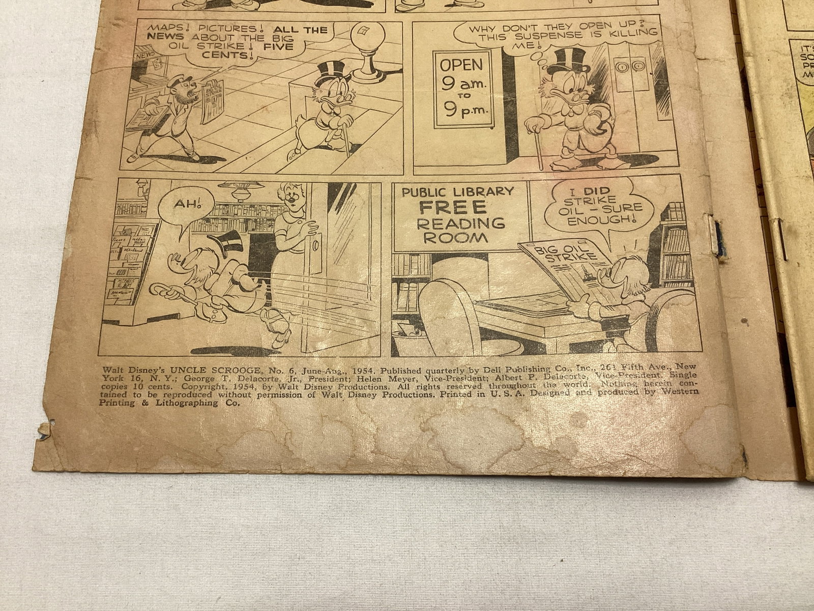 Walt Disney's Uncle Scrooge 6 Dell Comic Book - 7
