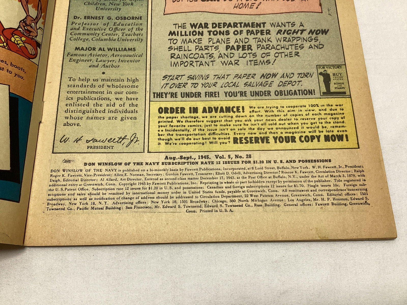 Don Winslow of the Navy 28 Fawcett Comic Book - 7