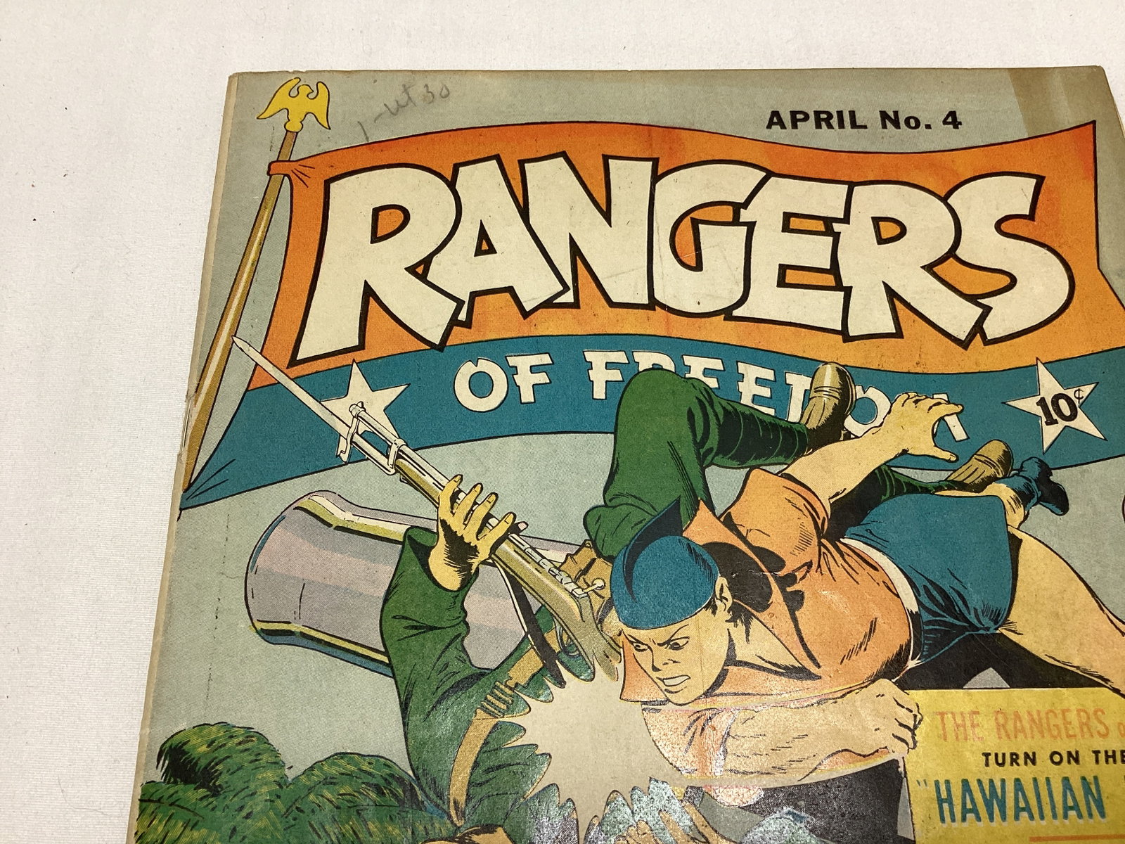 Rangers of Freedom 4 Fiction House Comic Book - 2