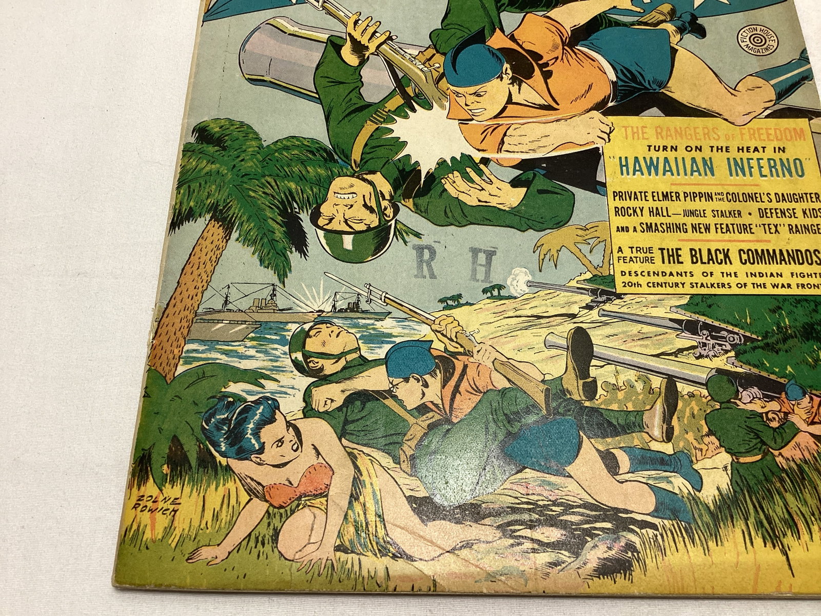 Rangers of Freedom 4 Fiction House Comic Book - 4