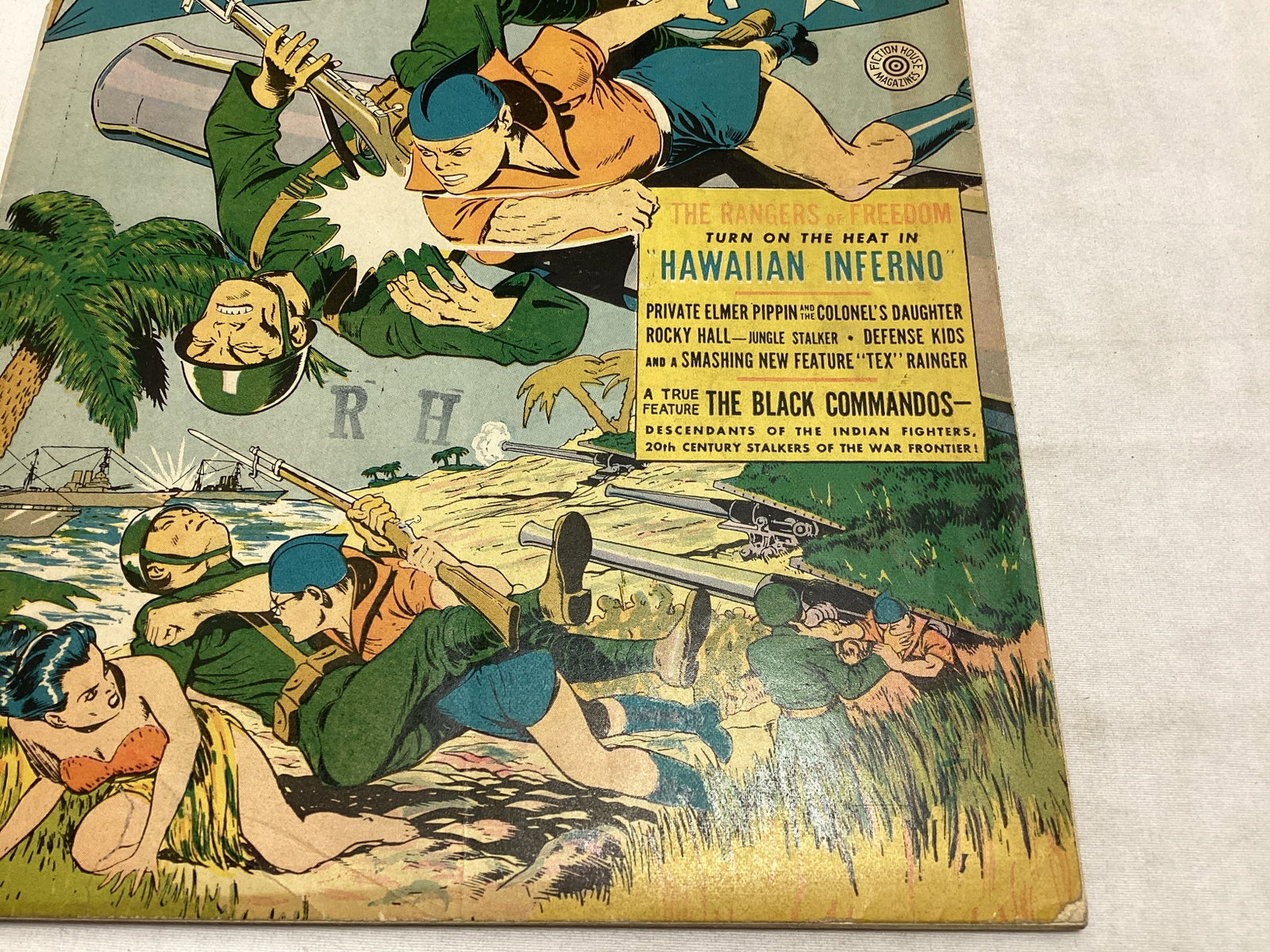 Rangers of Freedom 4 Fiction House Comic Book - 5