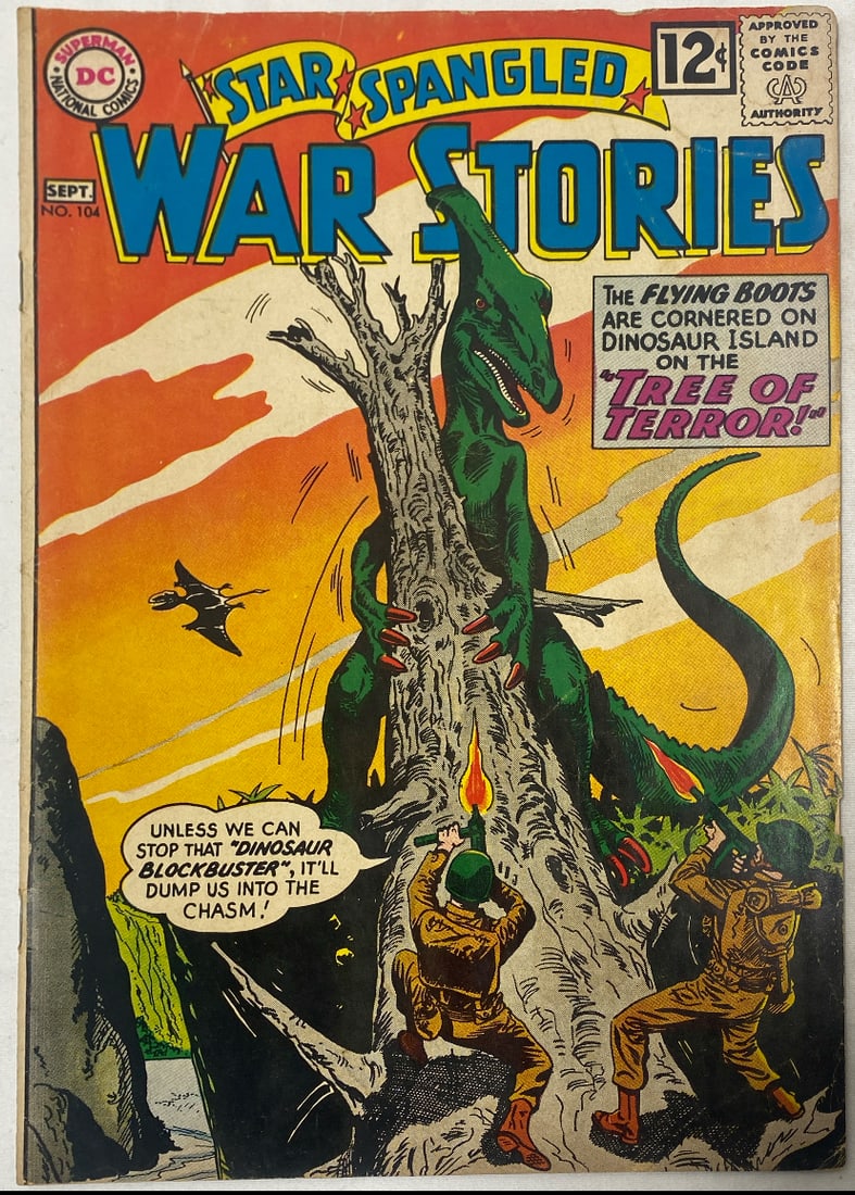 Star Spangled War Stories 104 DC Comic Book: 1962, Please Preview and see all photos for condition