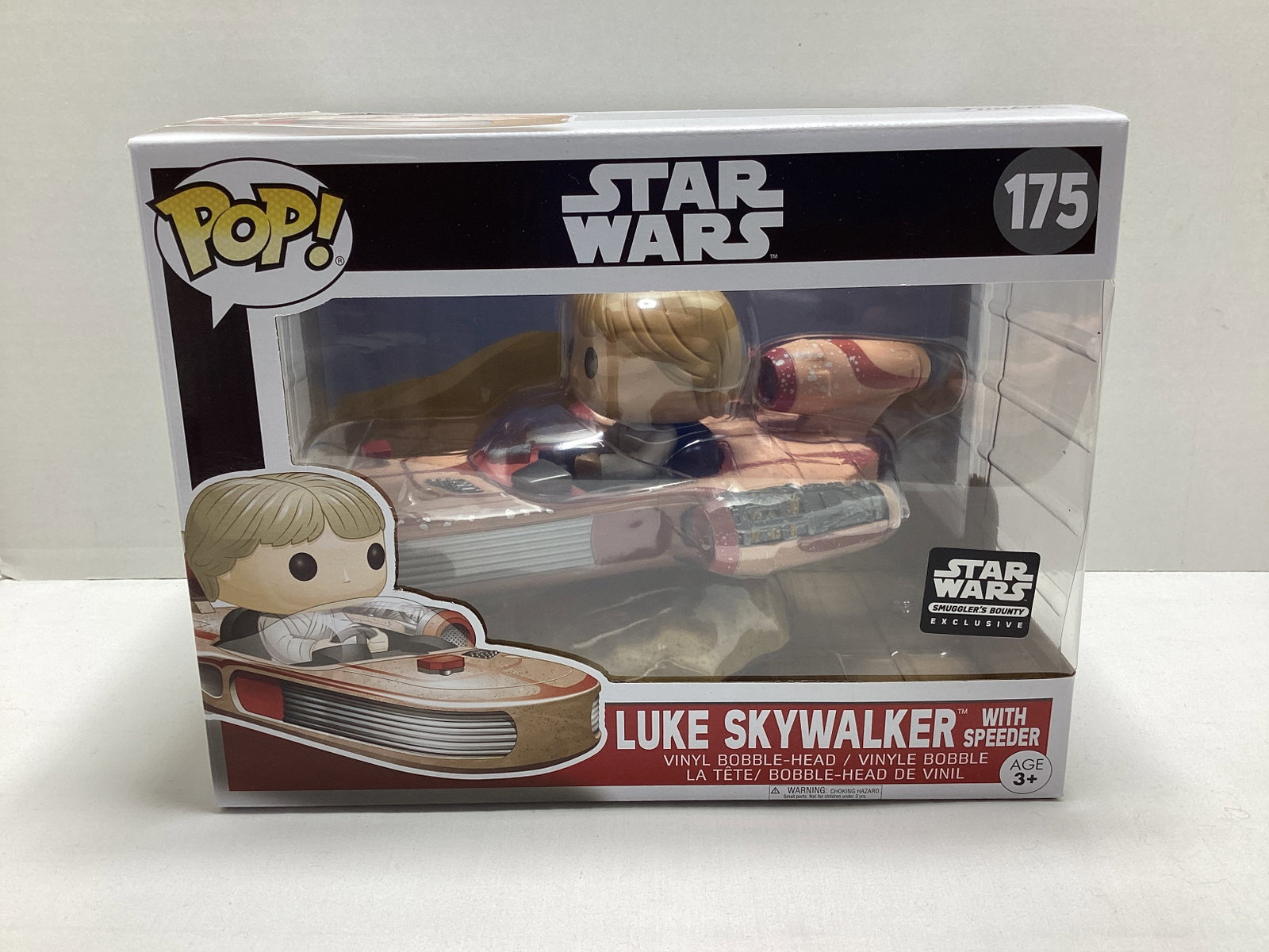 Luke Skywalker with Landspeeder Star Wars Smugglers Bounty Funko Pop: .