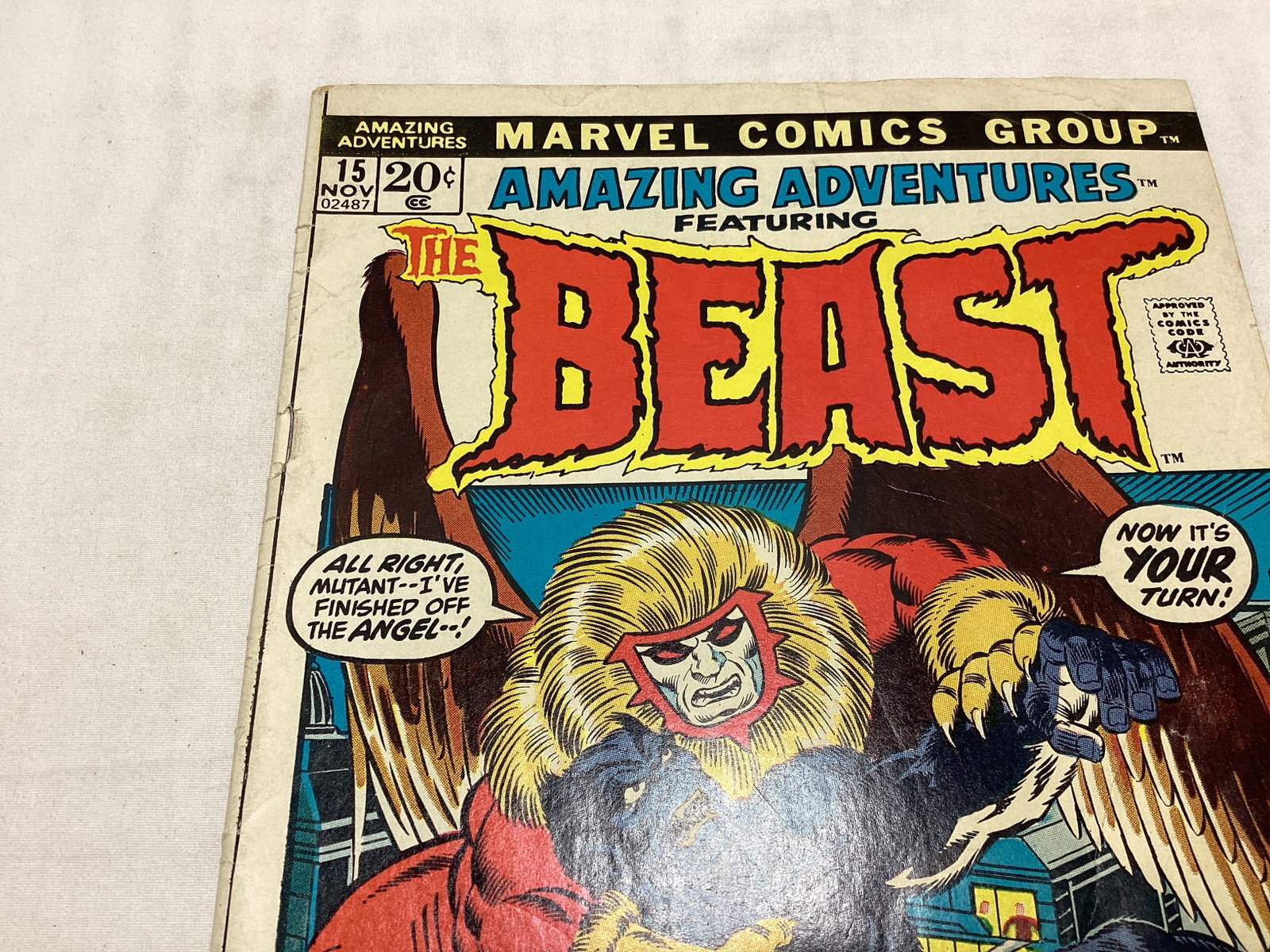 Amazing Adventures 15 Marvel Beast Comic Book - 2