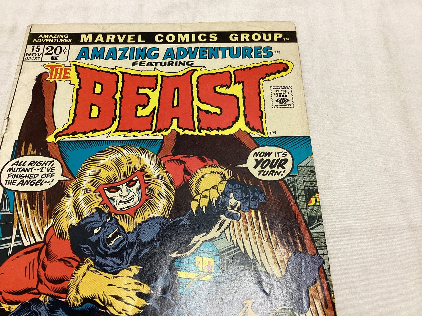 Amazing Adventures 15 Marvel Beast Comic Book - 3