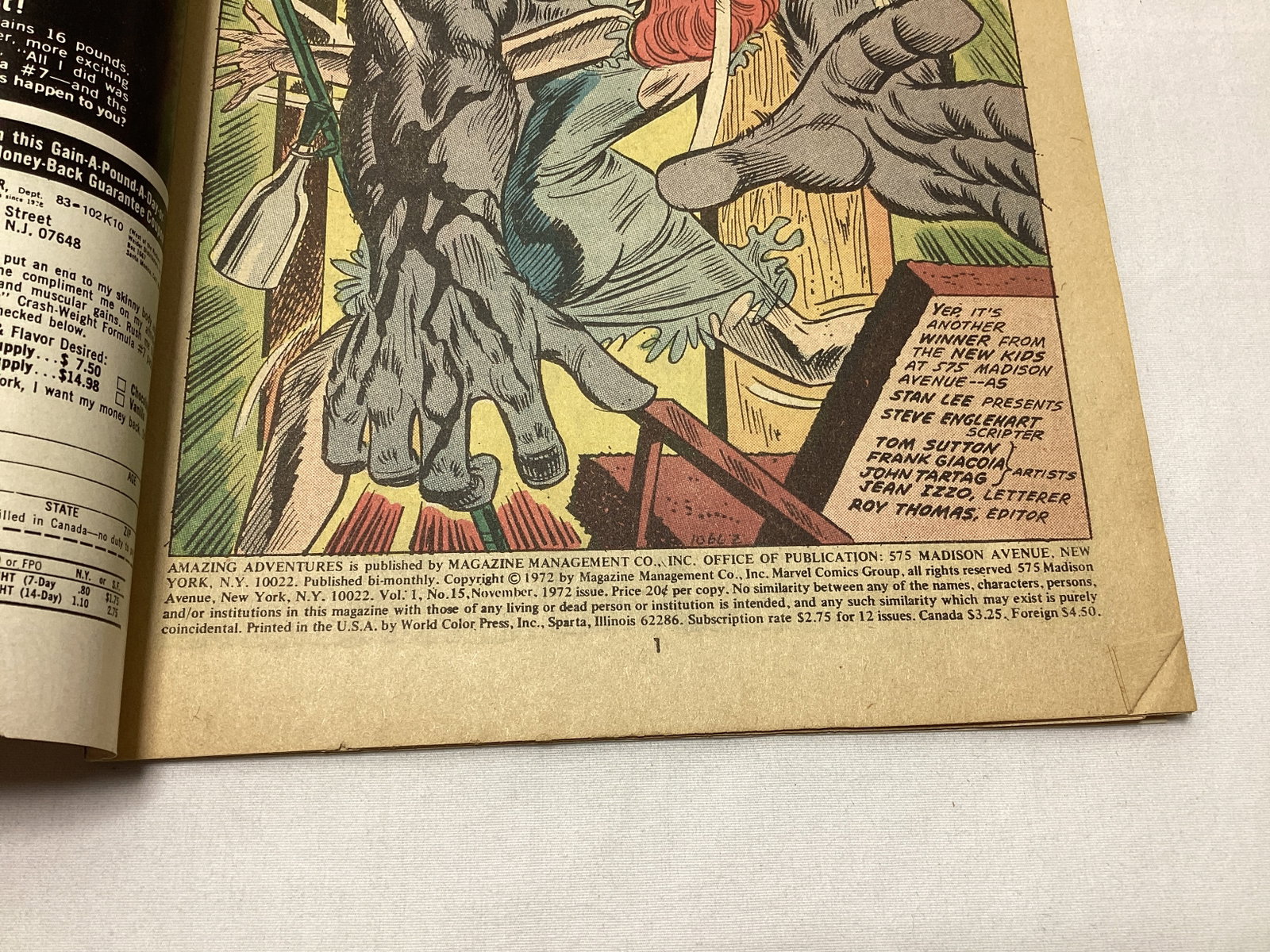 Amazing Adventures 15 Marvel Beast Comic Book - 7
