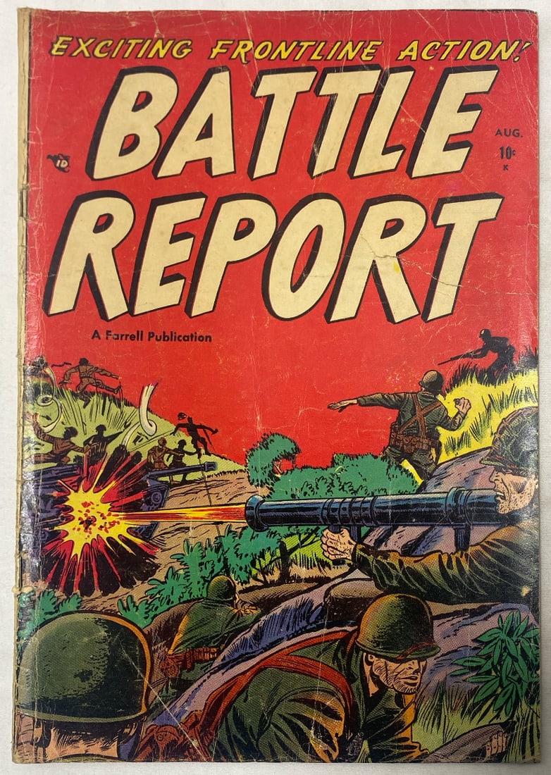 Battle Report 1 Farrell Comic Book: 1952, Please Preview and see all photos for condition