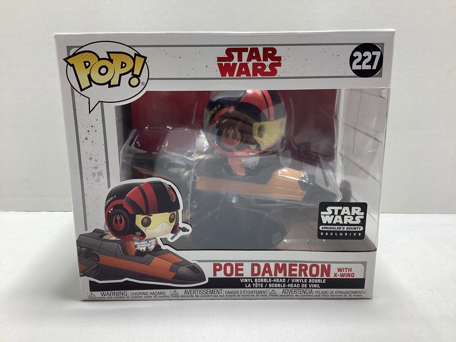 Poe Dameron with X-Wing Star Wars Smugglers Bounty Funko Pop: .