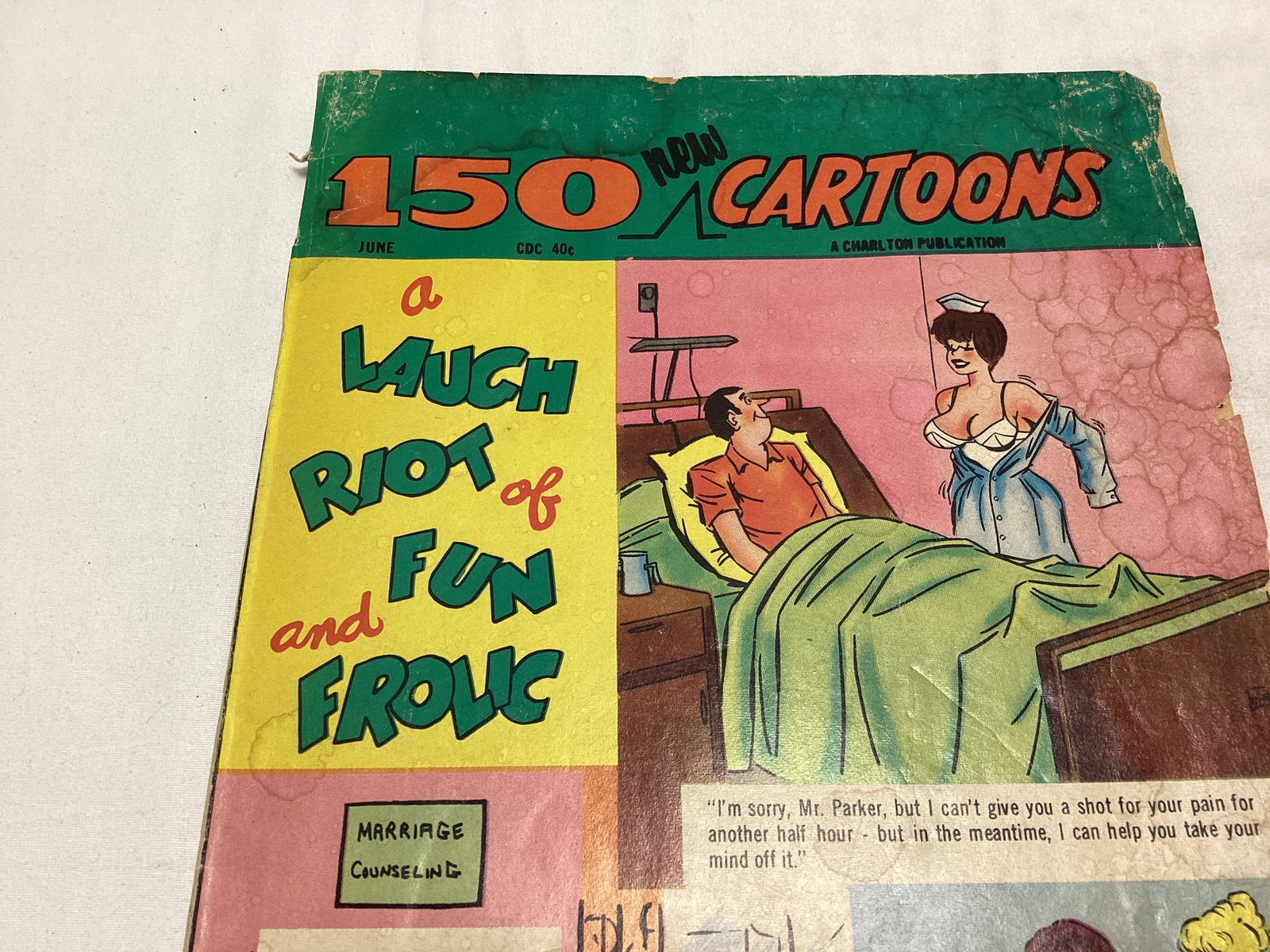 150 New Cartoons 46 Charlton Comic Book - 2