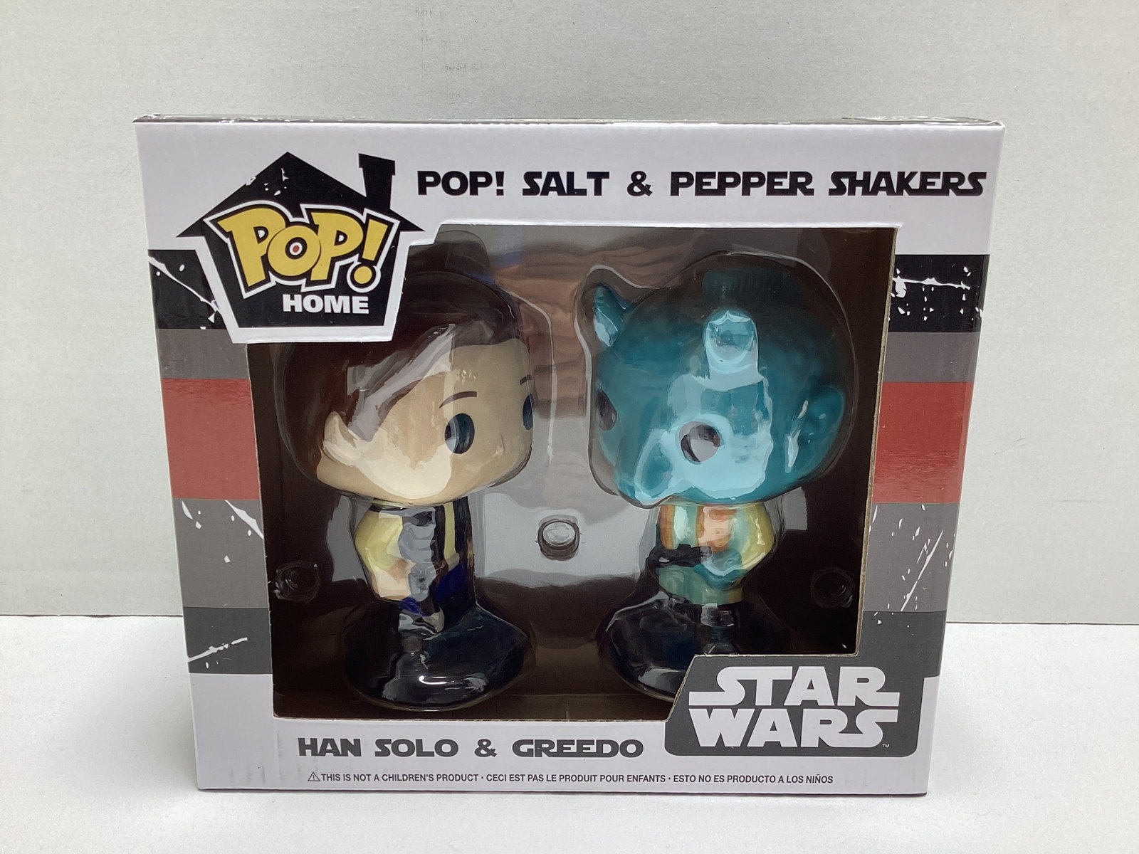 Han Solo and Greedo Star Wars Smugglers Bounty Funko Pop Salt and Pepper Shakers: .