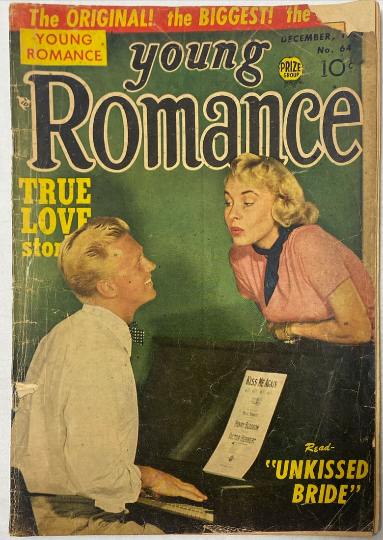 Young Romance 64 Prize Comic Book: 1953, Please Preview and see all photos for condition