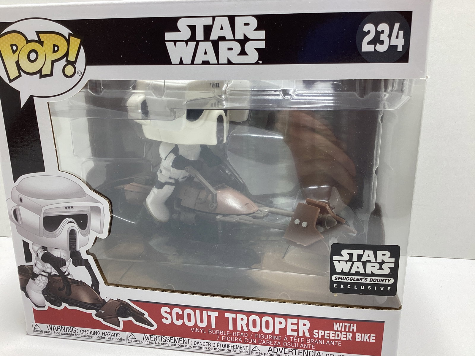 Scout Trooper on Speeder Bike Star Wars Smugglers Bounty Funko Pop - 2
