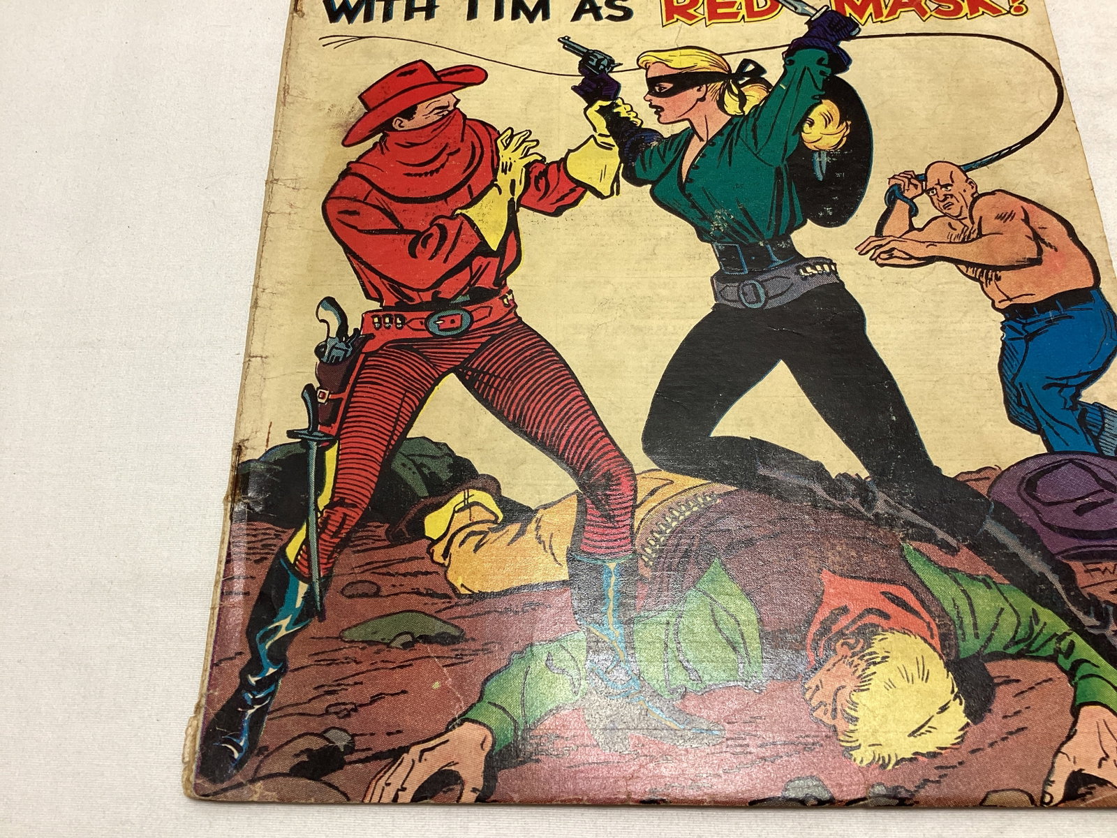 Tim Holt 25 Magazine Enterprises Western Comic Book - 4