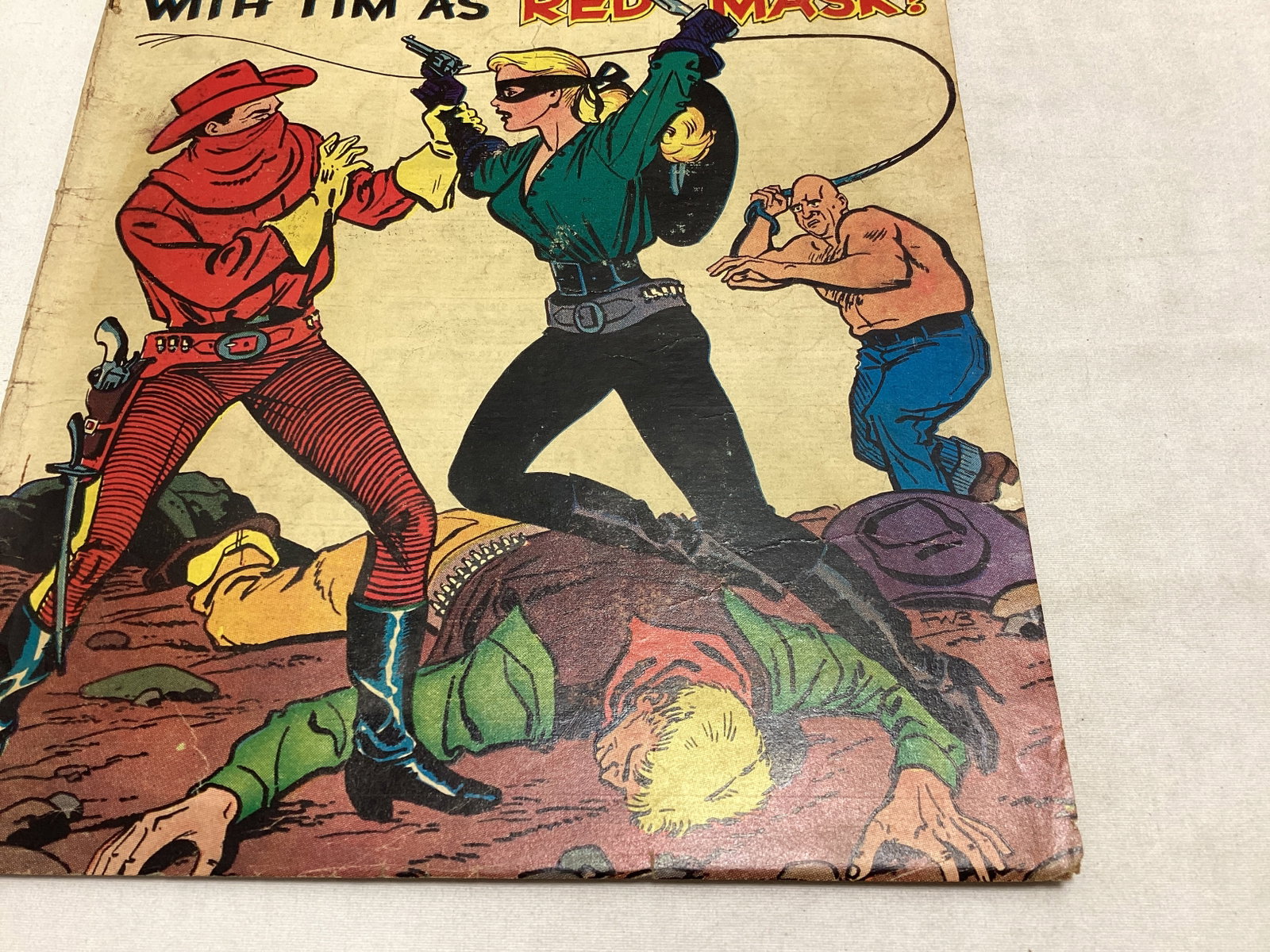 Tim Holt 25 Magazine Enterprises Western Comic Book - 5
