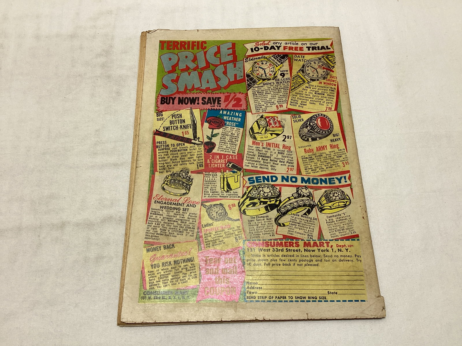 Tim Holt 25 Magazine Enterprises Western Comic Book - 8