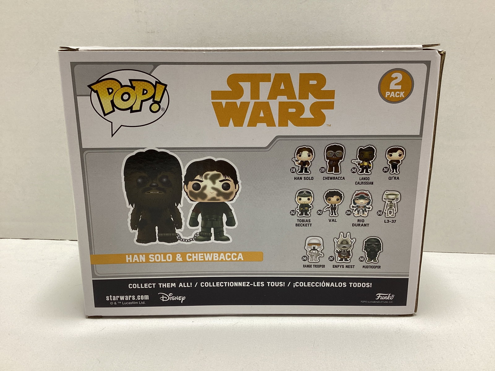 Han Solo and Chewbacca Star Wars Smugglers Bounty Funko Pop Set - 3