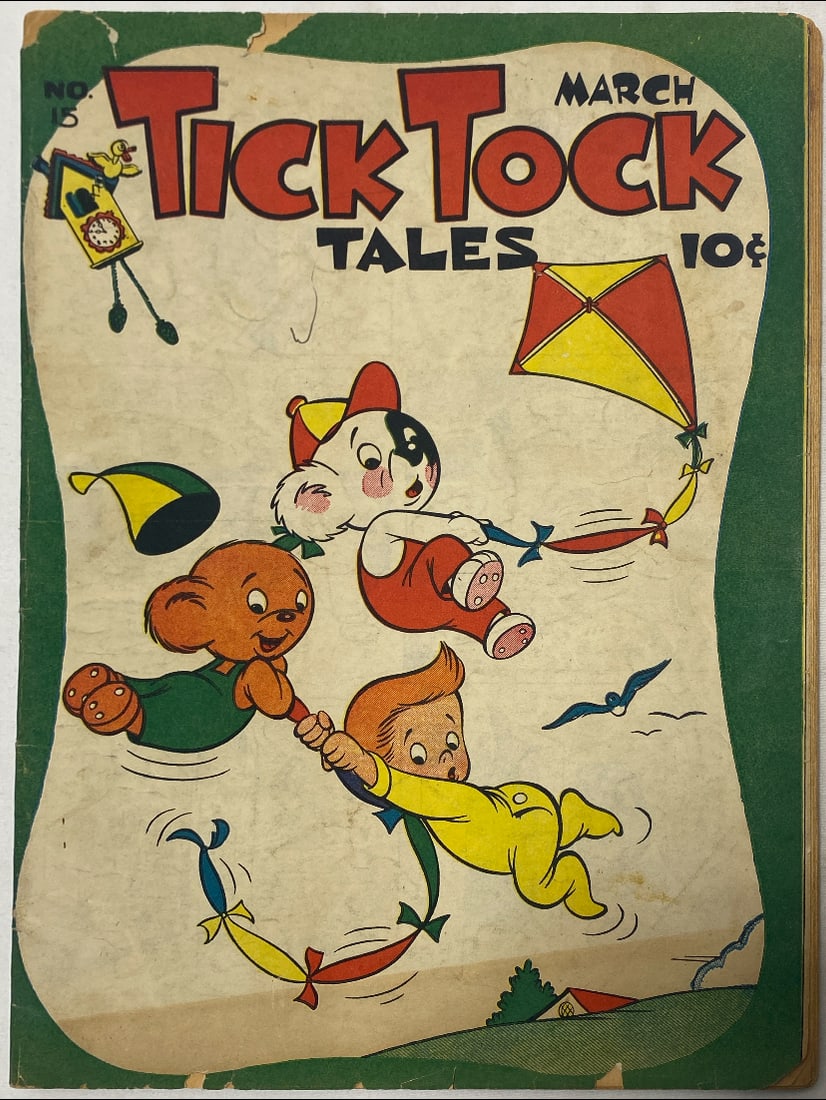 Tick Tock Tales 15 Comic Book: 1947, Please Preview and see all photos for condition