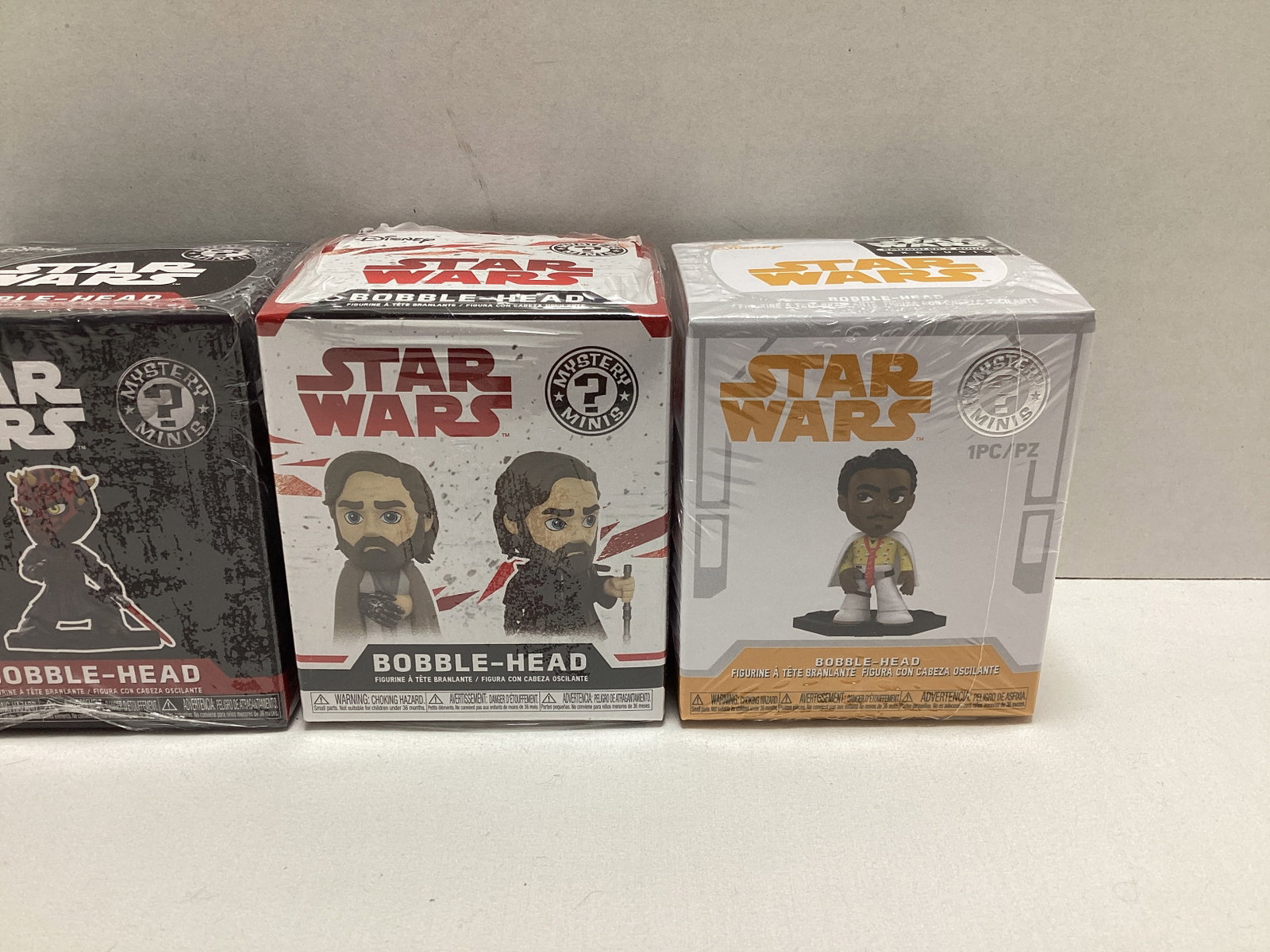 Three Star Wars Smugglers Bounty Funko Mystery Minis - 3