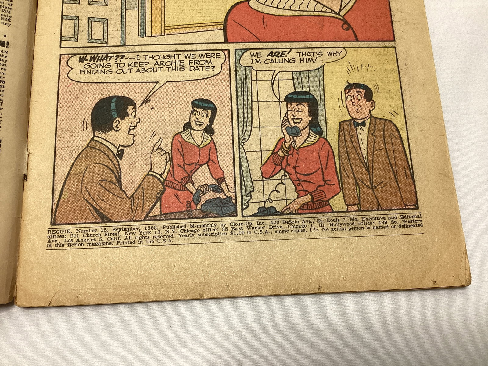 Archie's Rival Reggie 15 Comic Book - 7
