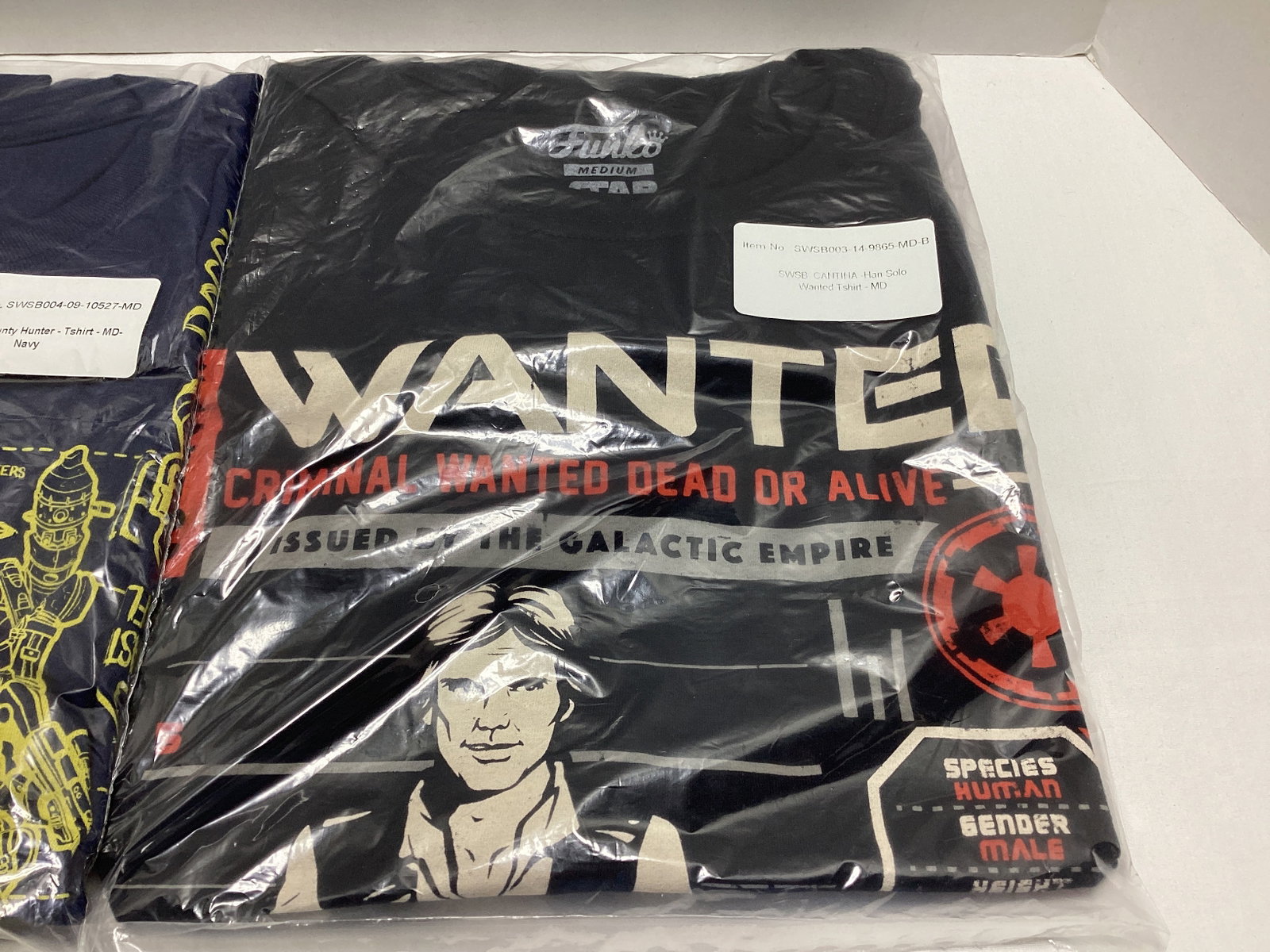 Two Medium Star Wars Smugglers Bounty Funko Pop T-Shirts - 3