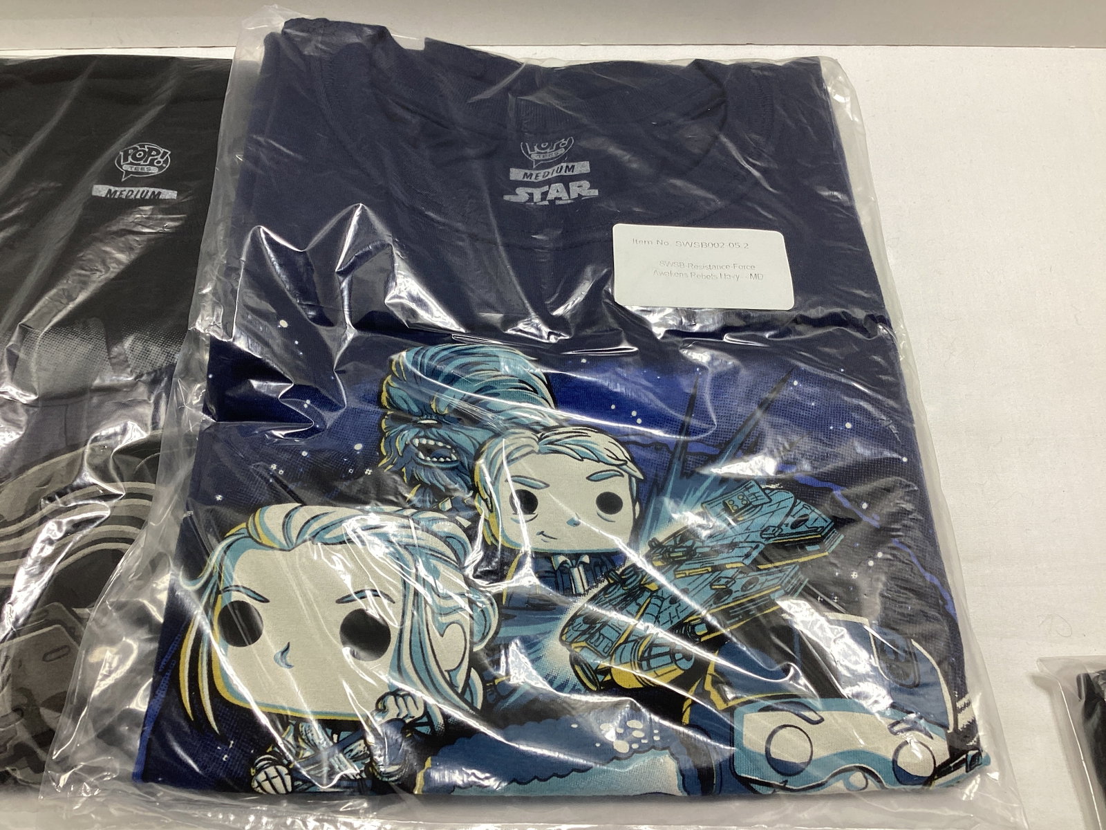 Three Medium Star Wars Smugglers Bounty Funko Pop T-Shirts - 3