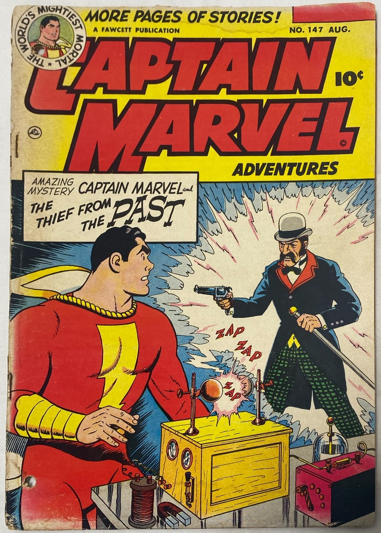 Captain Marvel Adventures 147 Fawcett Comic Book (1 of 8)