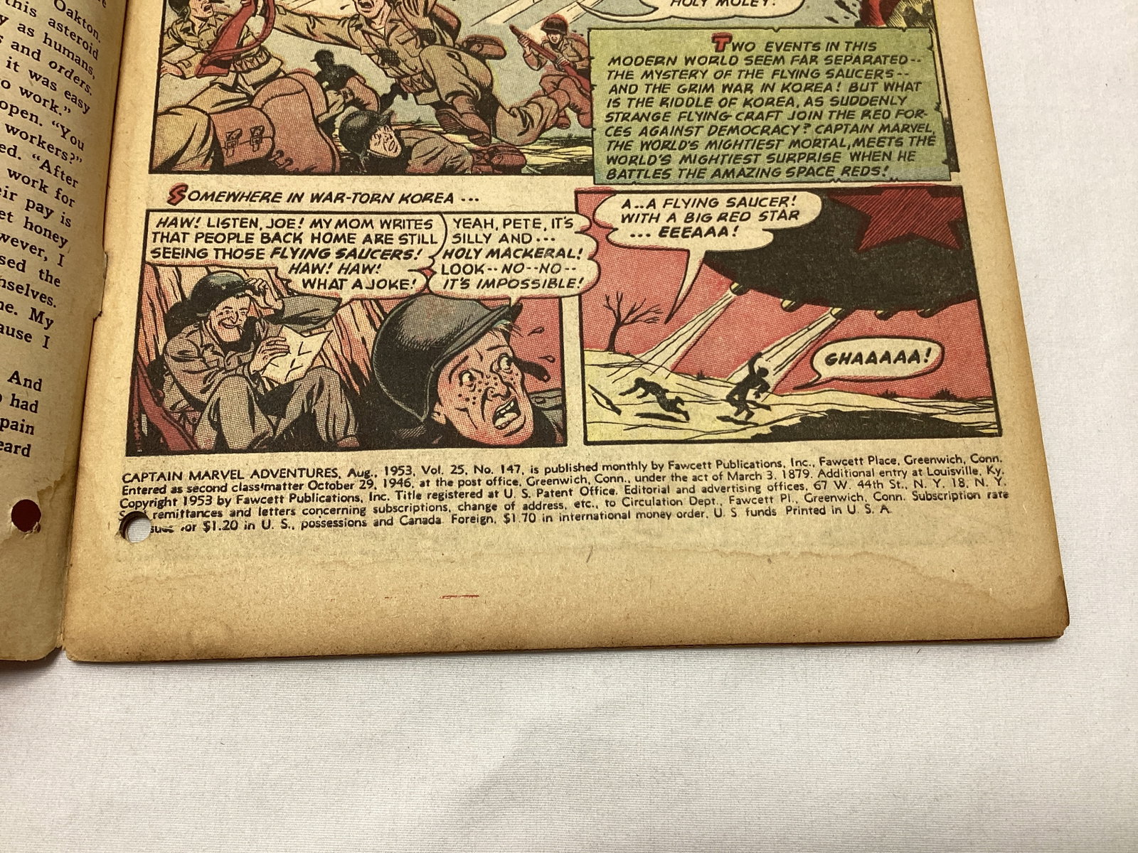 Captain Marvel Adventures 147 Fawcett Comic Book - 7