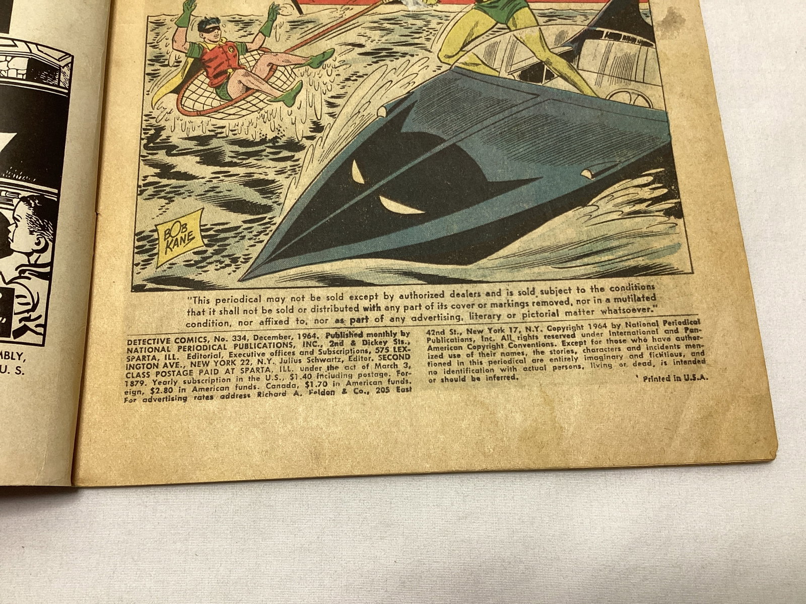 Detective Comics 334 DC Batman Comic Book - 7