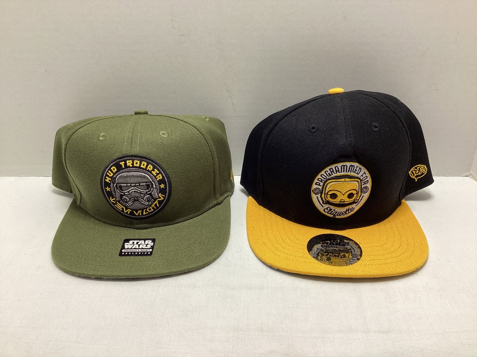 Two Star Wars Smugglers Bounty Funko Pop Hats: .