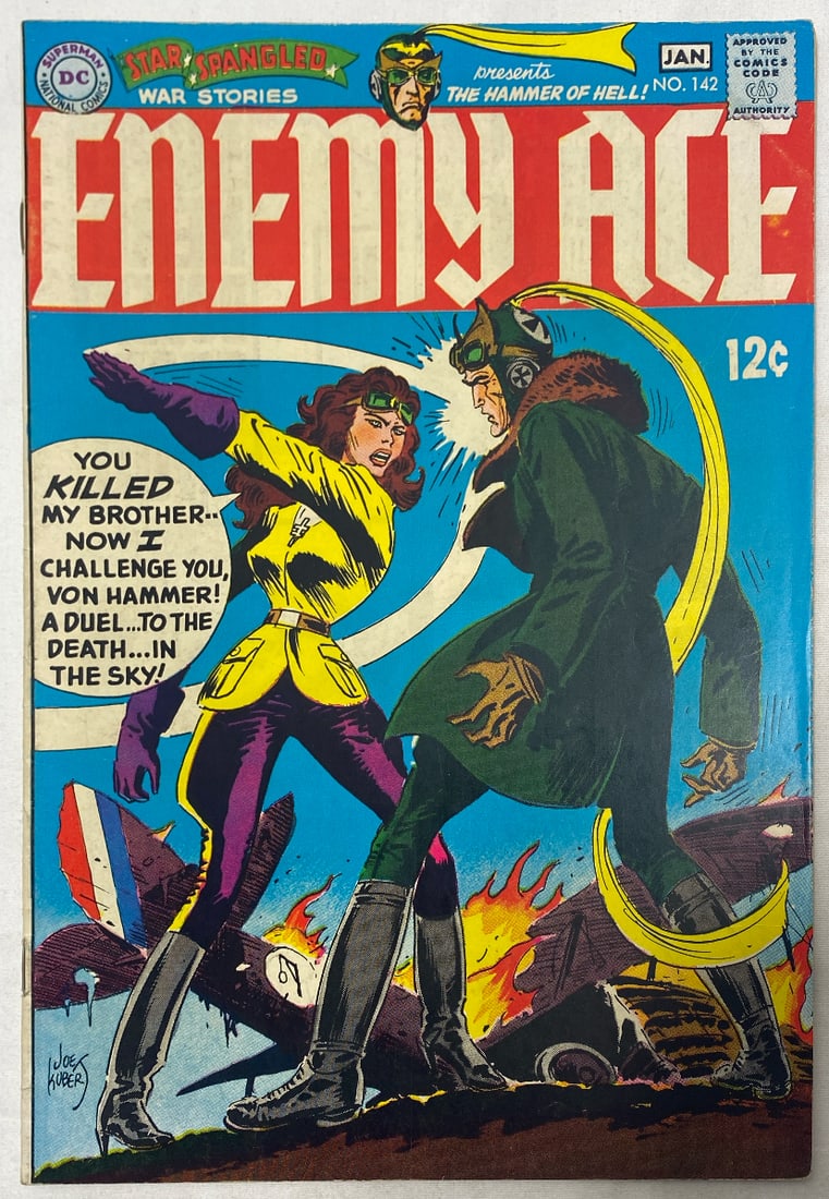 Star Spangled War Stories 142 DC Comic Book: 1968, Please Preview and see all photos for condition