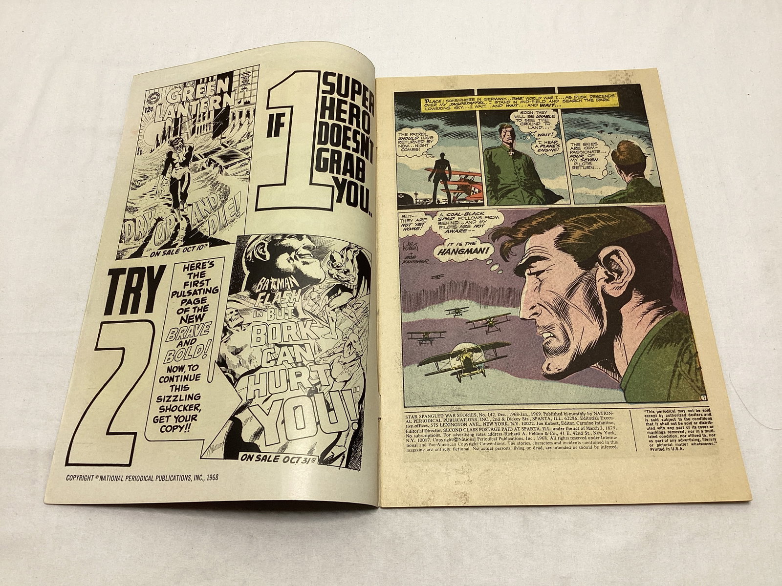 Star Spangled War Stories 142 DC Comic Book - 6