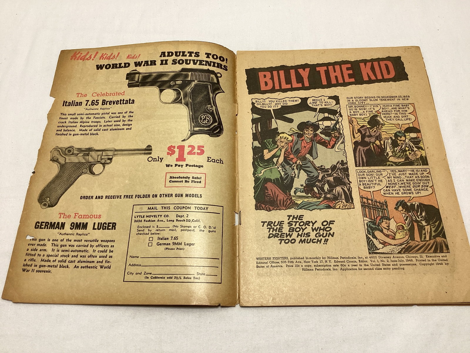 Western Fighters 2 Hillman Comic Book - 6