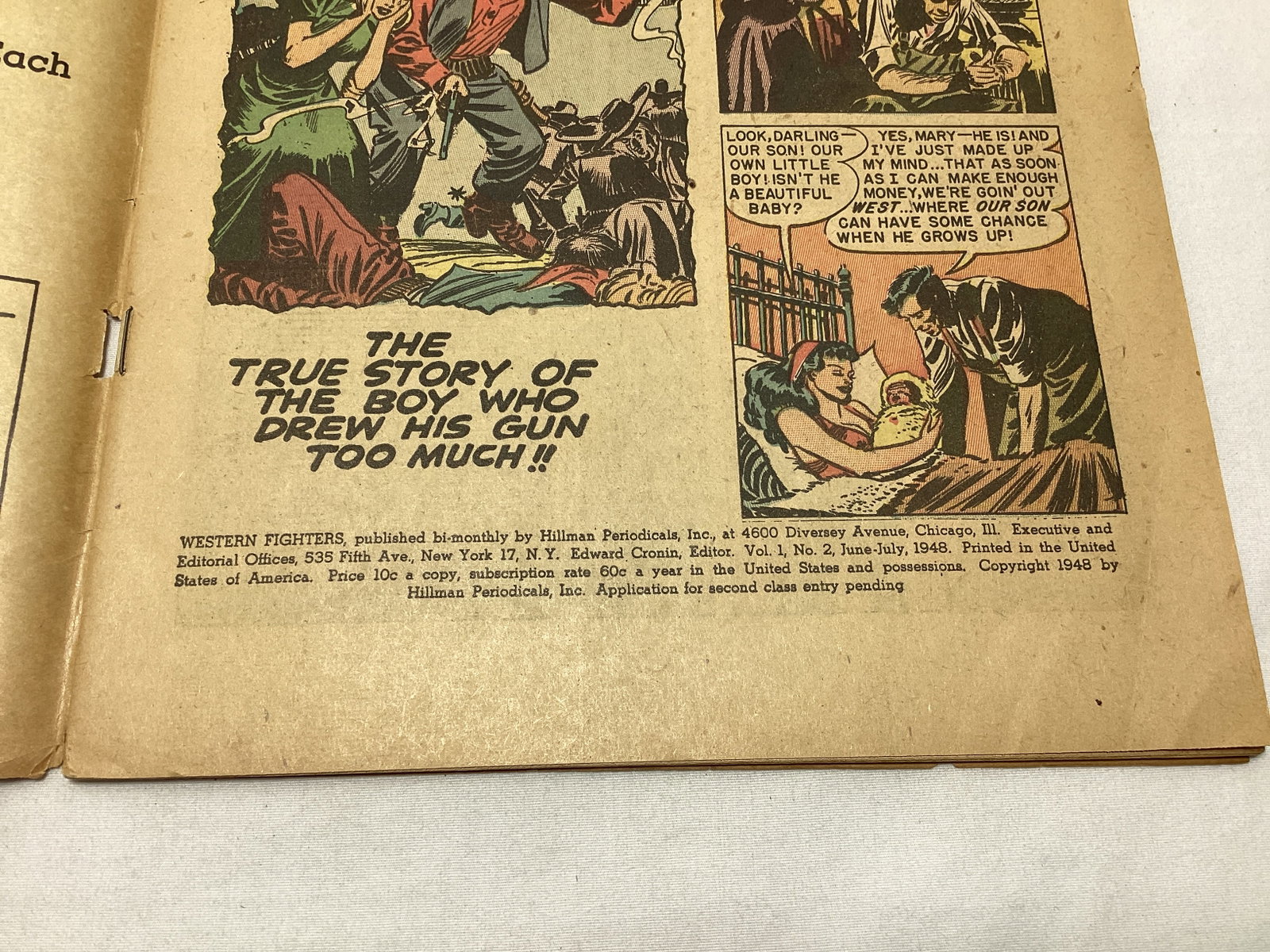 Western Fighters 2 Hillman Comic Book - 7