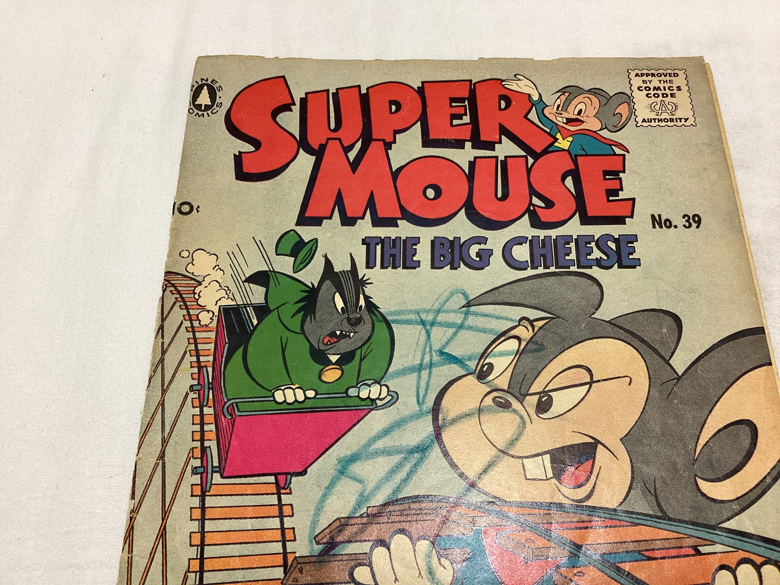 Super Mouse the Big Cheese 39 Pine Comic Book - 2