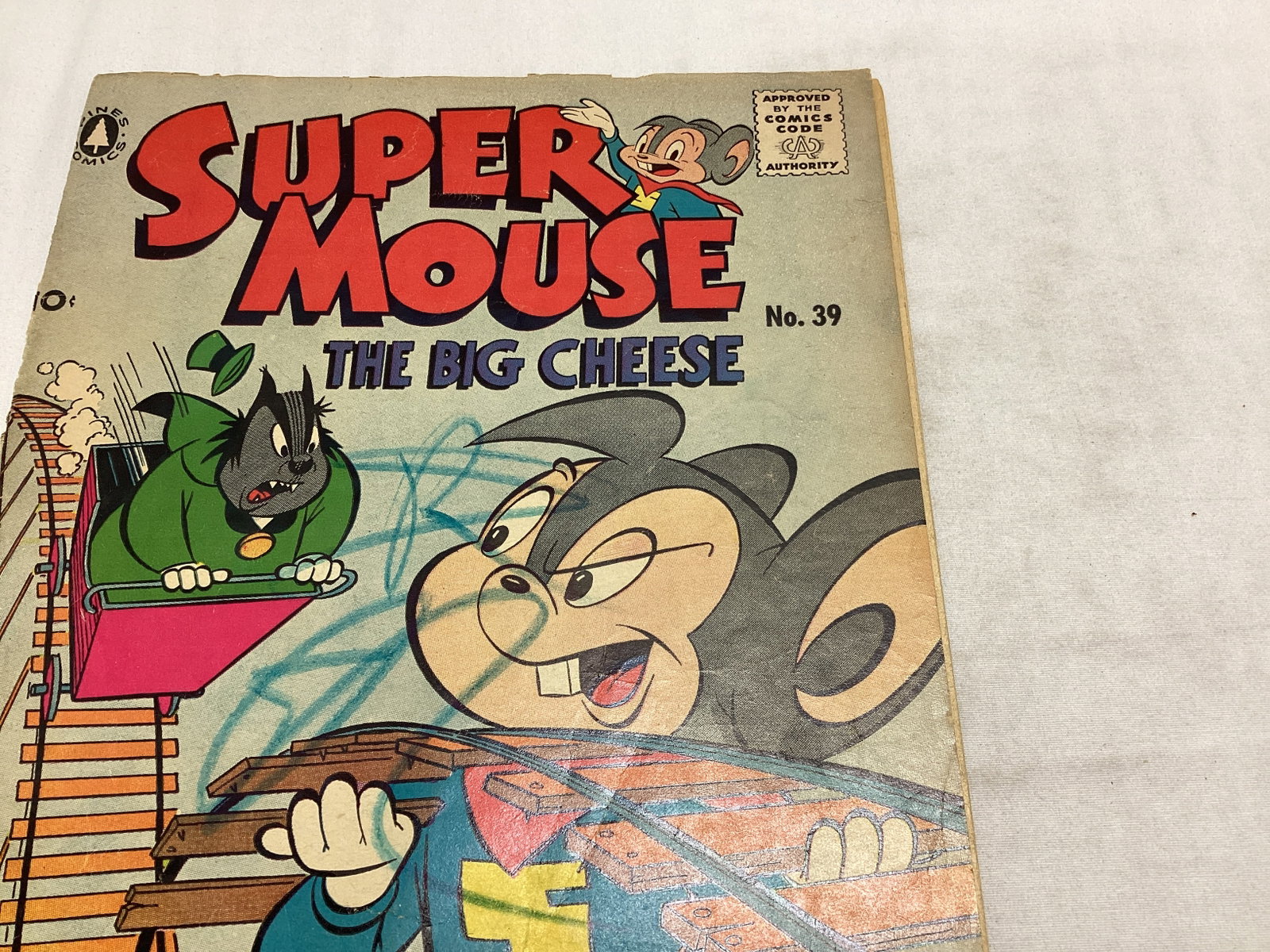 Super Mouse the Big Cheese 39 Pine Comic Book - 3