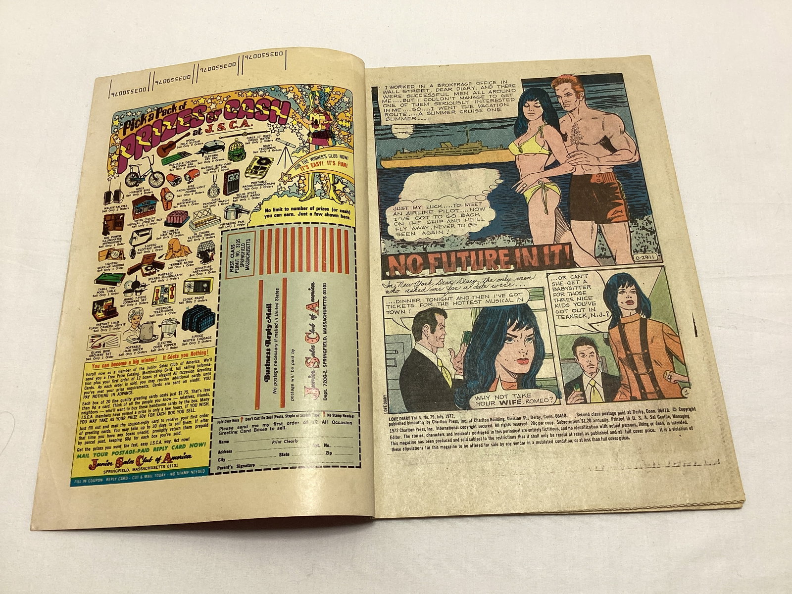 Love Diary 79 Charlton Comic Book - 6