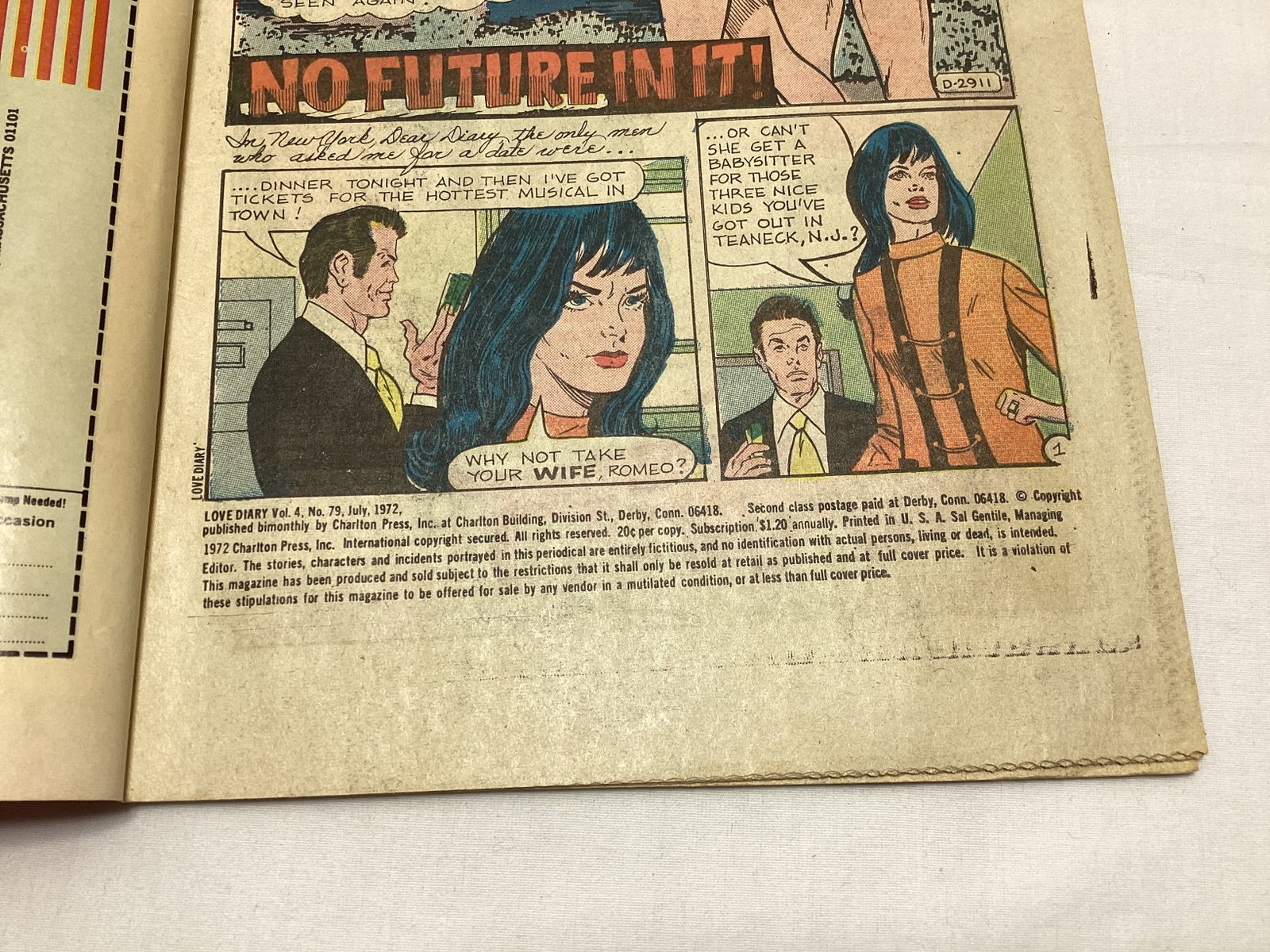Love Diary 79 Charlton Comic Book - 7