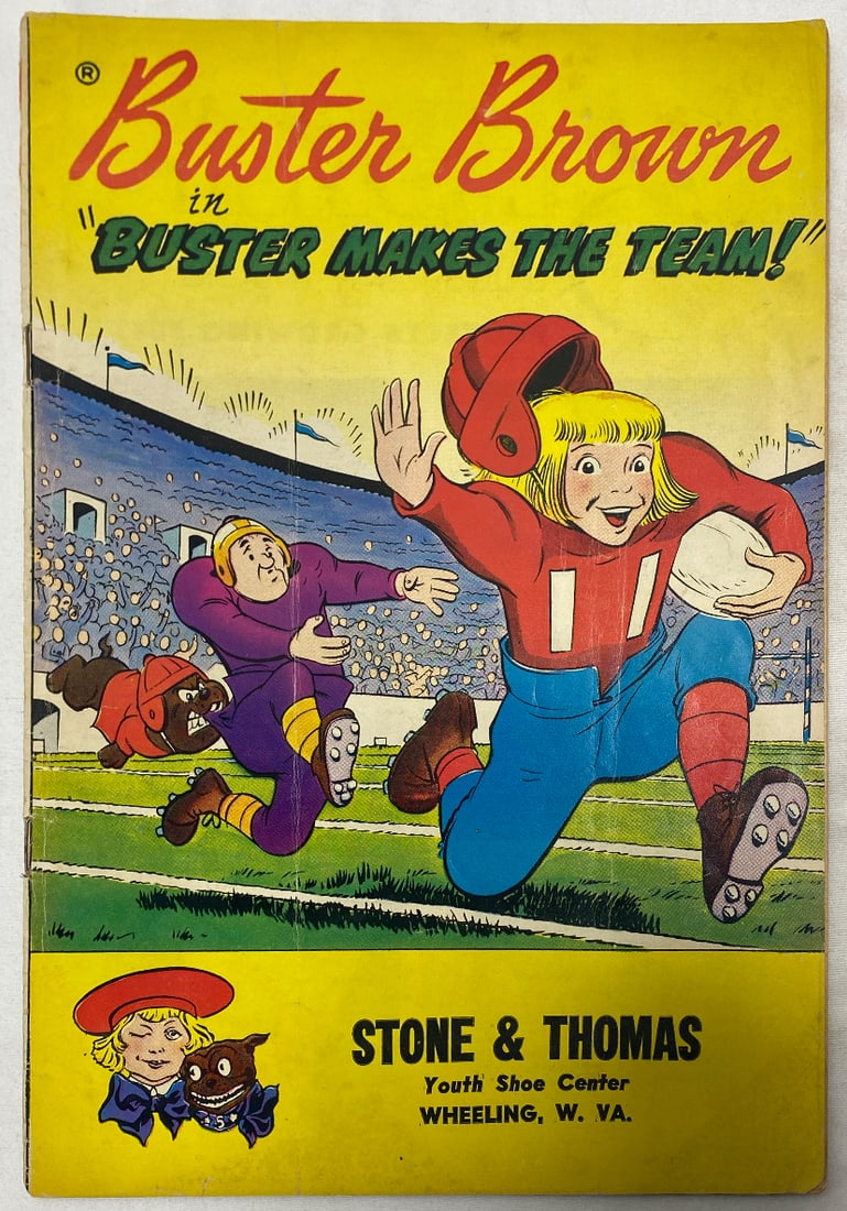 Buster Brown Makes the Team Comic Book: 1959, Please Preview and see all photos for condition