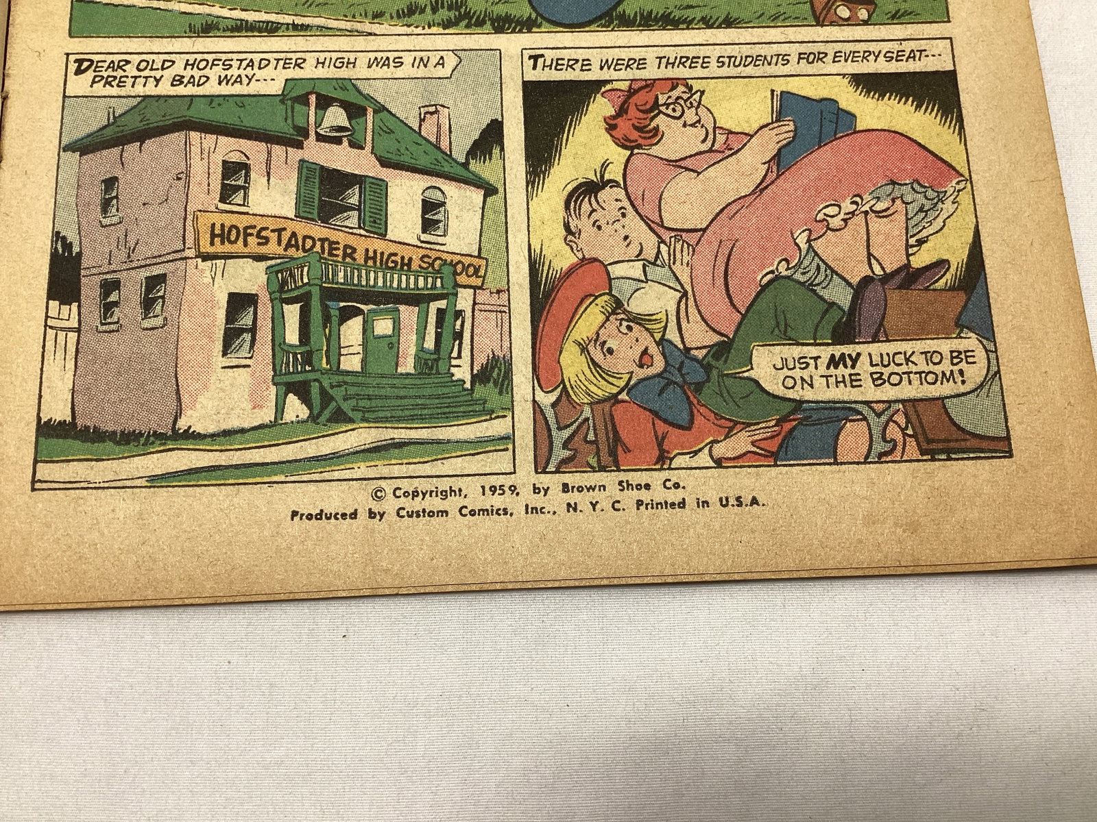 Buster Brown Makes the Team Comic Book - 7