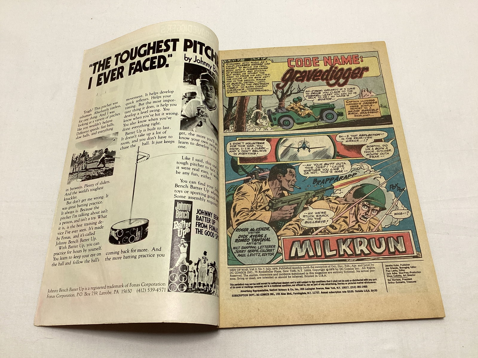 Men of War 7 DC Comic Book - 6