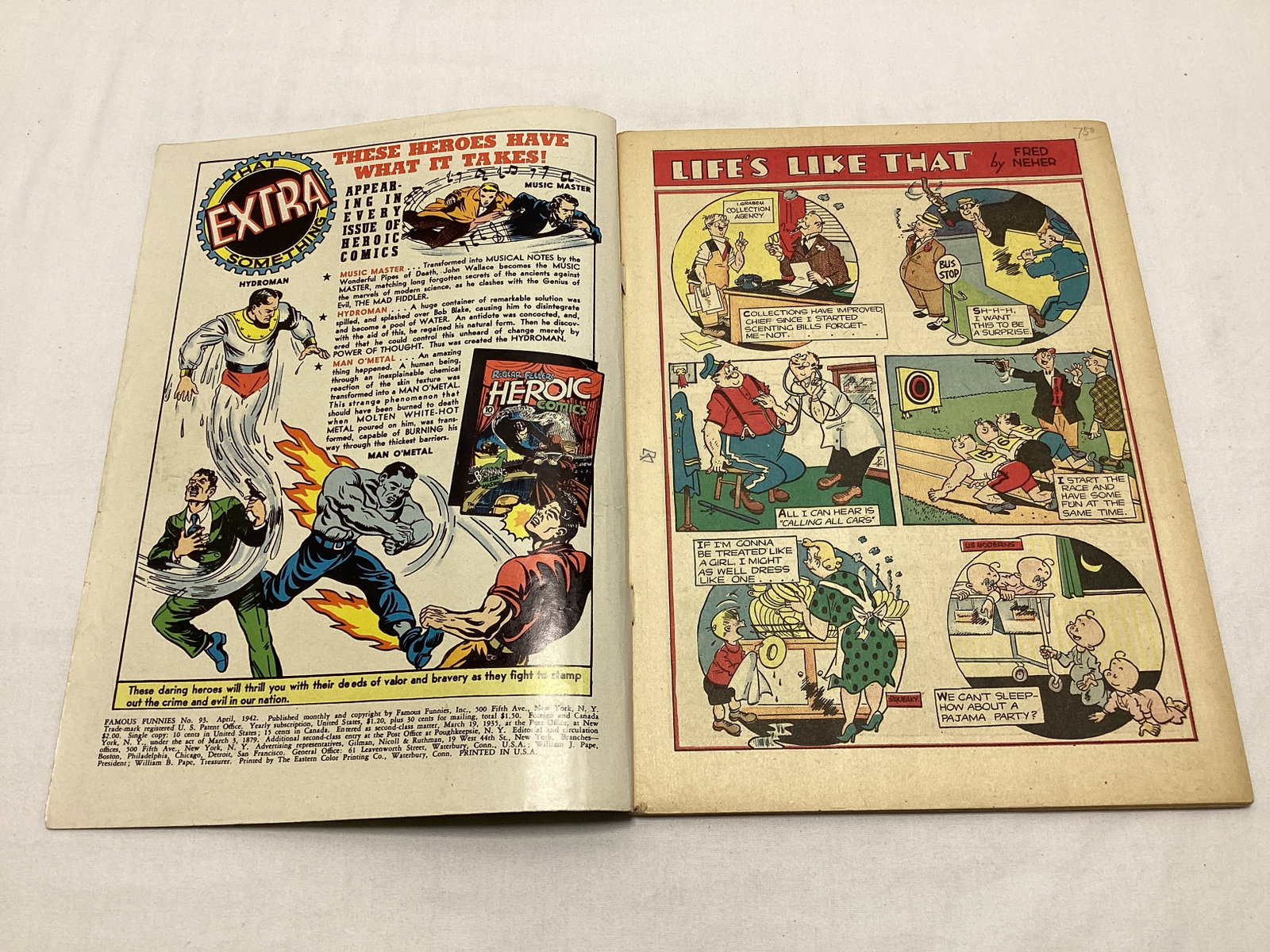 Famous Funnies 93 Comic Book - 6