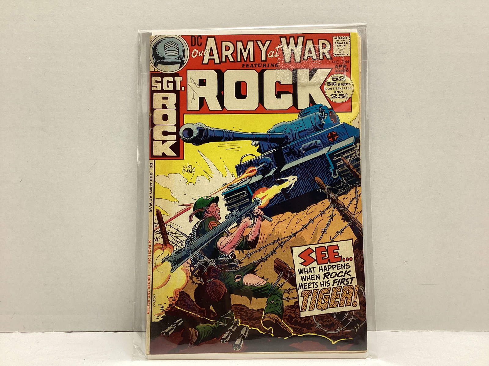 Our Army at War 244 DC Comic Book: 1972, Please Preview and see all photos for condition