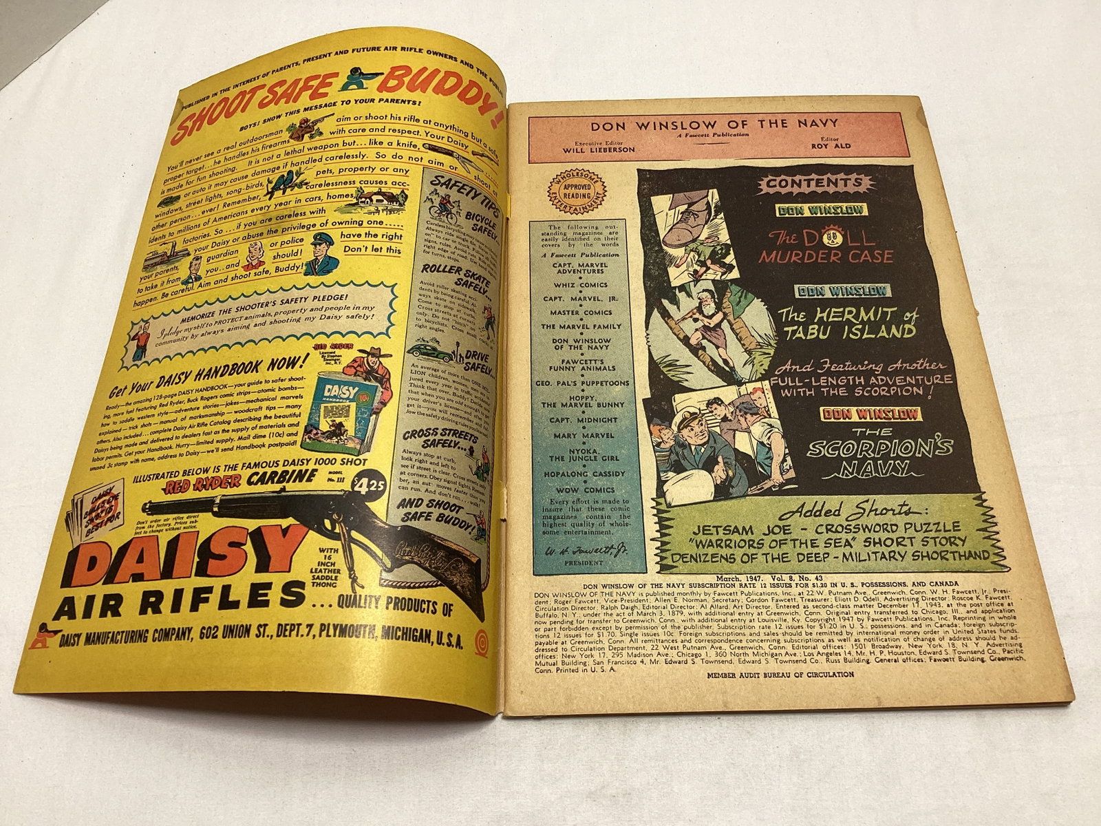 Don Winslow of the Navy 43 Fawcett Comic Book - 6