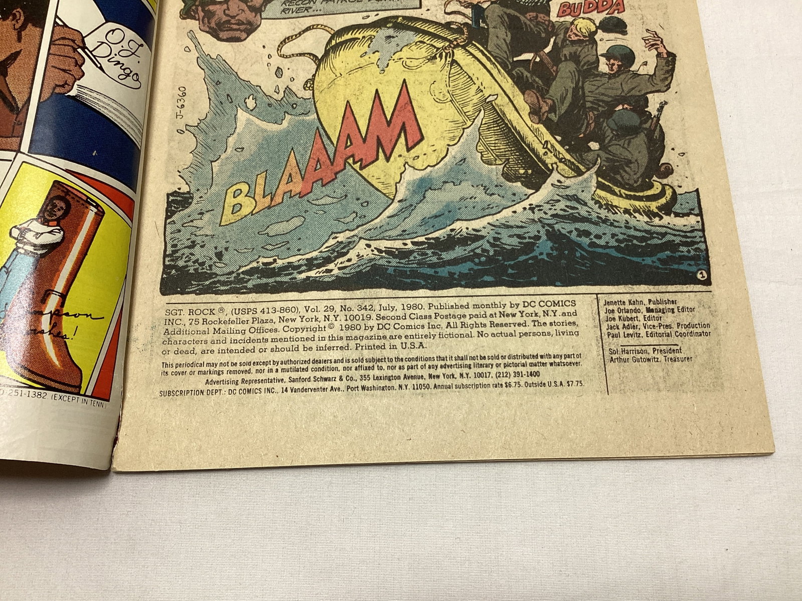 Sgt. Rock 342 DC Comic Book - 7
